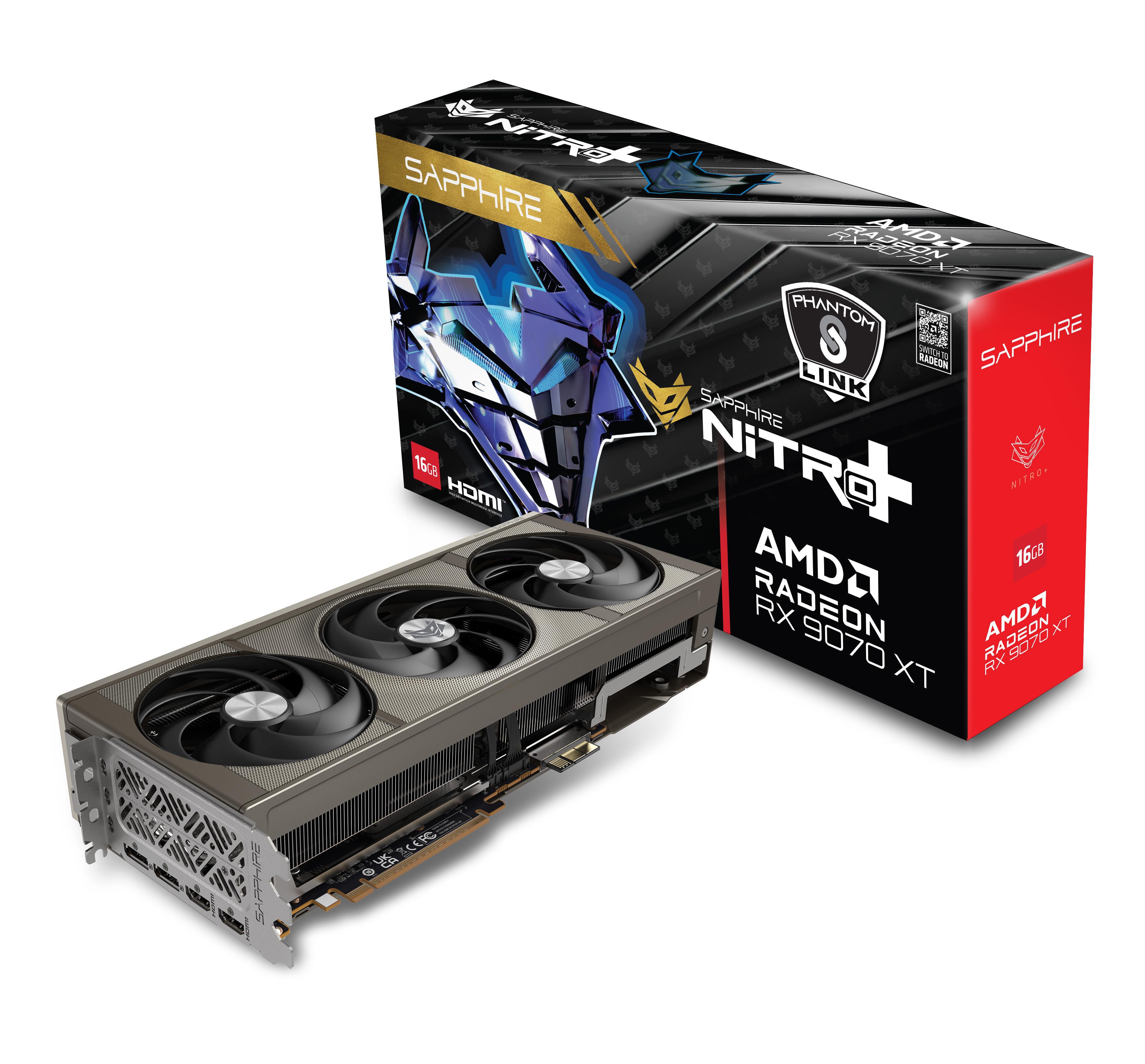 Sapphire Radeon RX 9070 XT PhantomLink - 16GB GDDR6 RAM - Grafikkarte - Image 3
