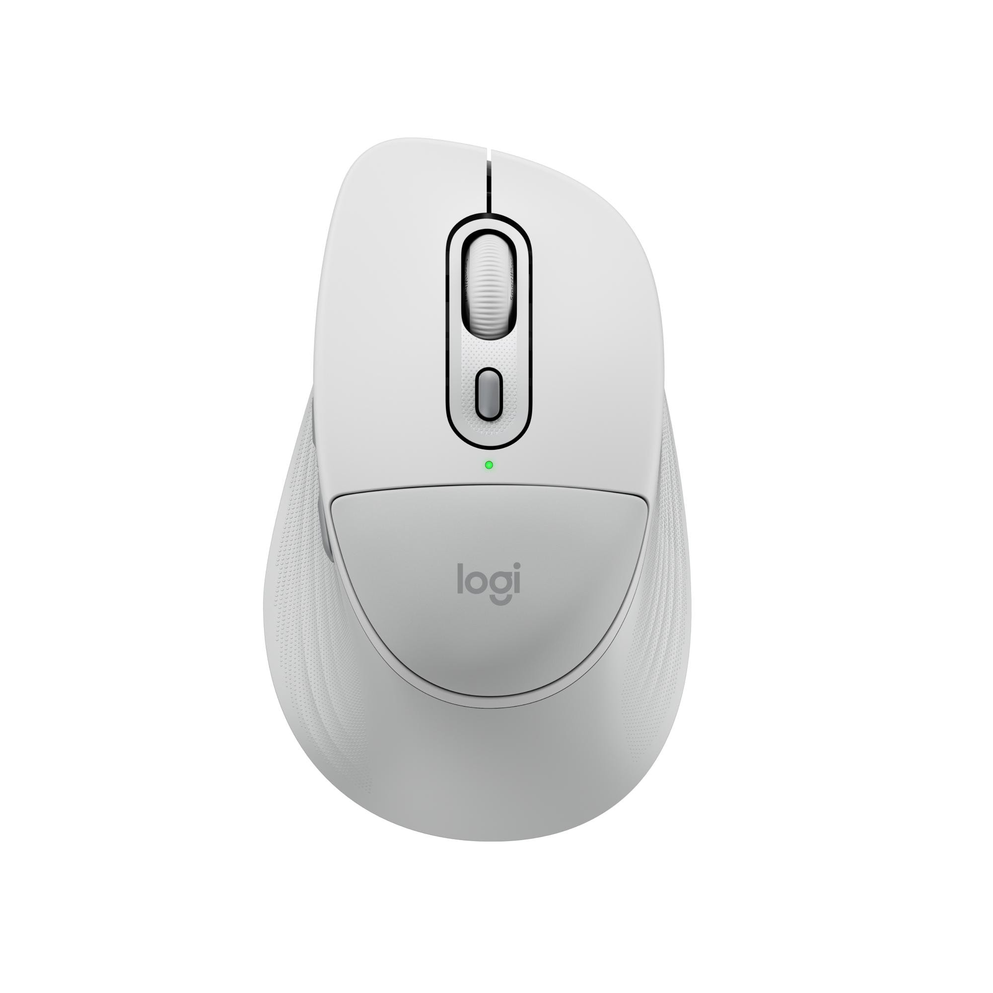 Logitech Signature Comfort Plus M850 Kabellose Bluetooth-Maus Mit Handballenkissen, Anpassbar Via Logi Options+ Größe 24 Weiß