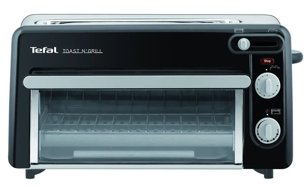 Tefal TL 6008 Toaster mit Mini-Ofen Toast n Grill Schwarz / Alu matt TL6008