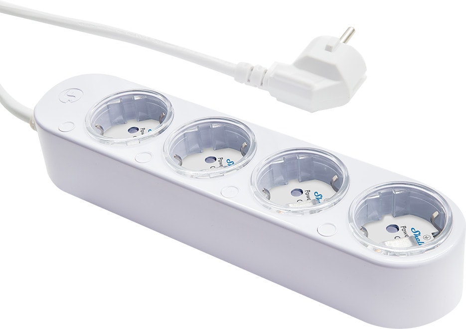 Image of Shelly Power Strip 4 Gen4 Smarte Steckdosenleiste WLAN Zigbee Matter BT weiß