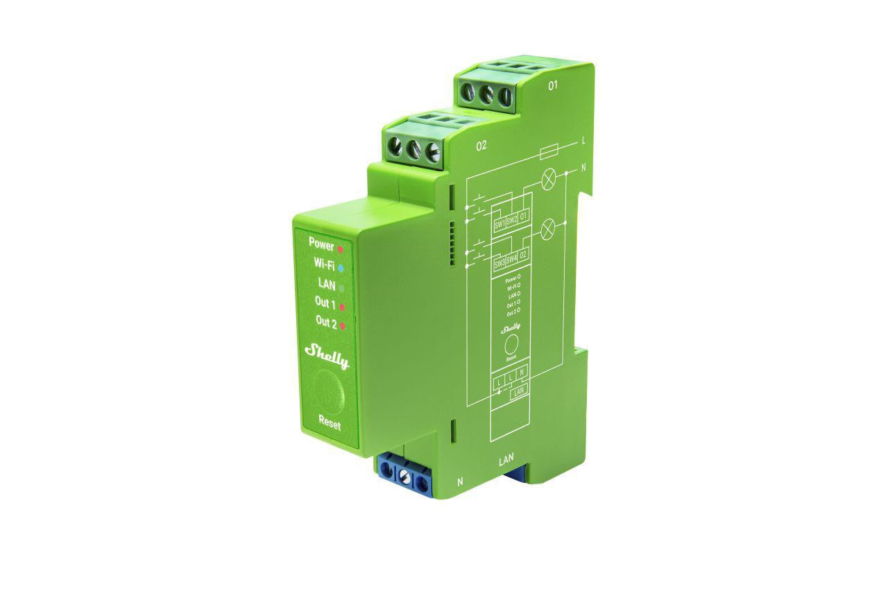 Shelly Pro Dimmer 2PM WLAN LAN BT
