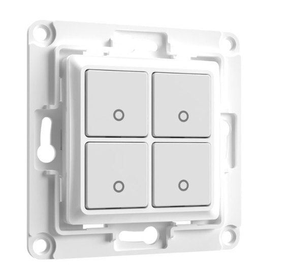Shelly Wall Switch 4 Wandtaster 4-fach weiß Shelly_WS_4_w