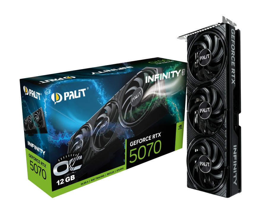 PALIT GeForce RTX 5070 Infinity 3 OC 12GB Grafikkarte HDMI/DP