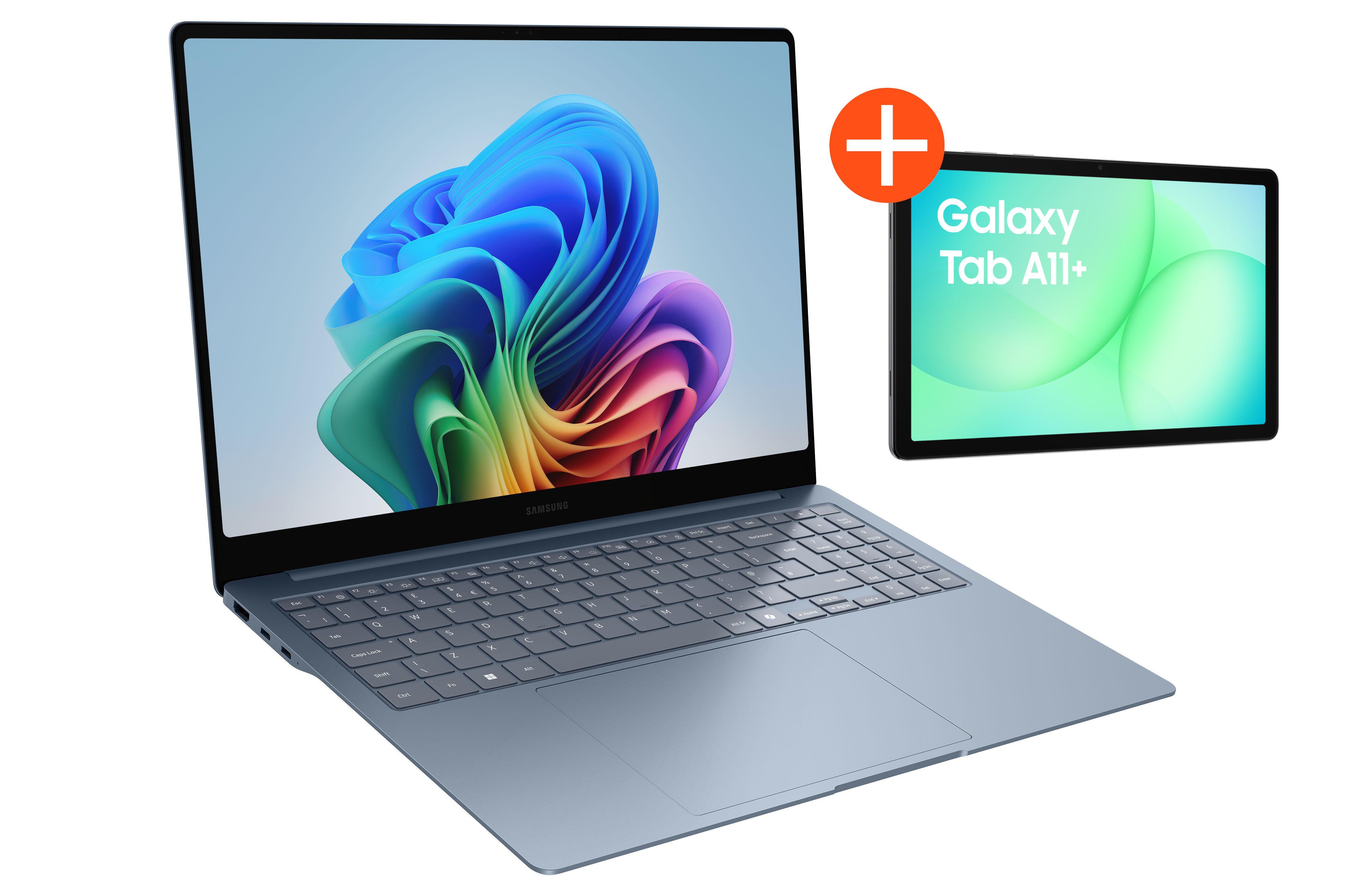 Samsung Hellblau Galaxy Book6 Edge 16" Wqxga+ Snapdragon X2 Elite 16Gb/512Gb Ssd Win11 Np960xrd-Kb1de Copilot+Pc +Tab A11+ - Image 4
