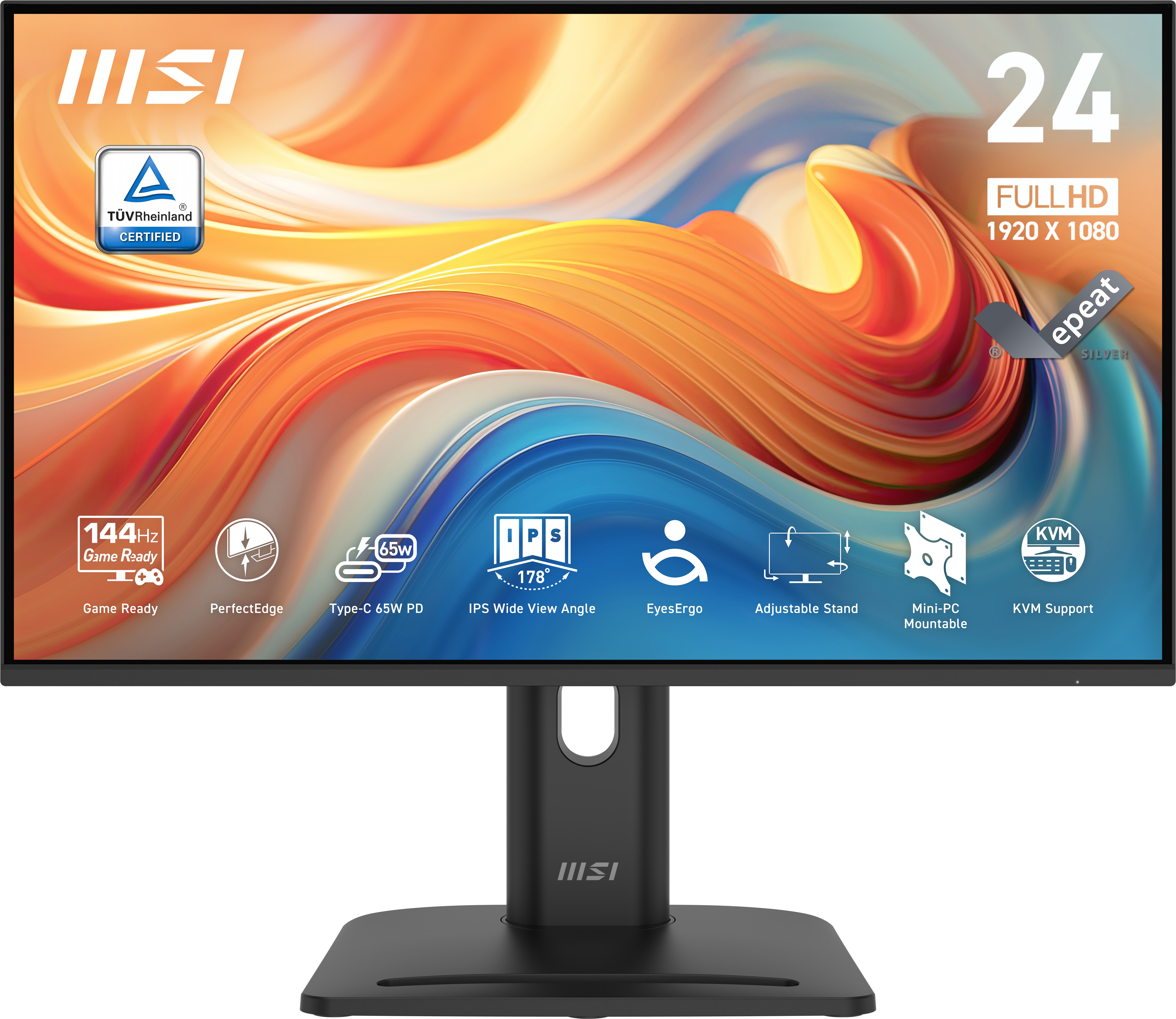 Msi Monitor - Mp245phg E14 - 23,8" Ips - Full Hd 1920X1080 - 144Hz 4Ms Amd Freesync - Bild 4