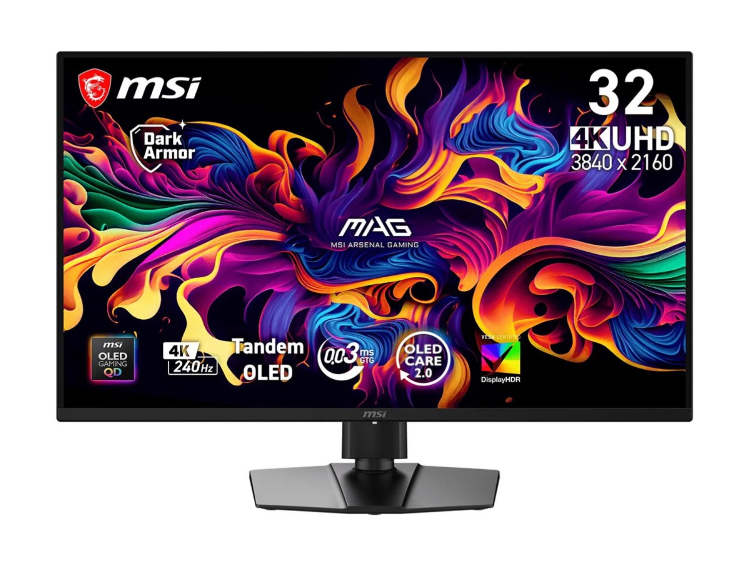 Image of MSI MAG 321UPDE X24 31.5 Zoll 4K (UHD) QD-OLED Gaming Monitor 240Hz 16:9 DP/HDMI/USB-C