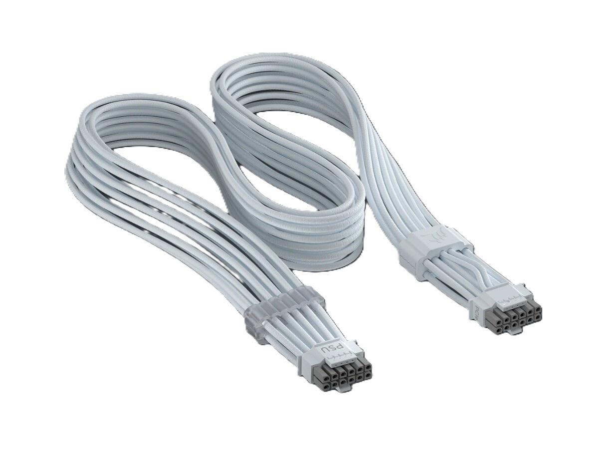 Corsair ThermalProtect PCIe 5.1 600 W 12 V-2x6-Kabel Weiß