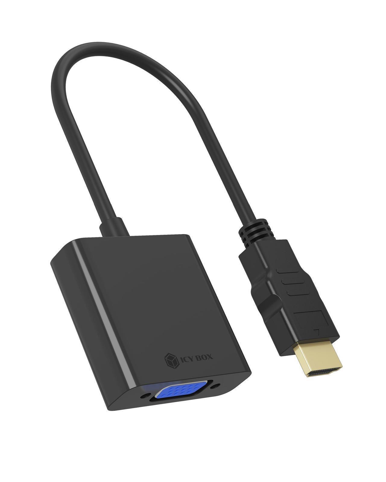 Raid Sonic Raidsonic Icy Box Hdmi / Vga Adapter Schwarz Ib-Ac502a - Bild 2