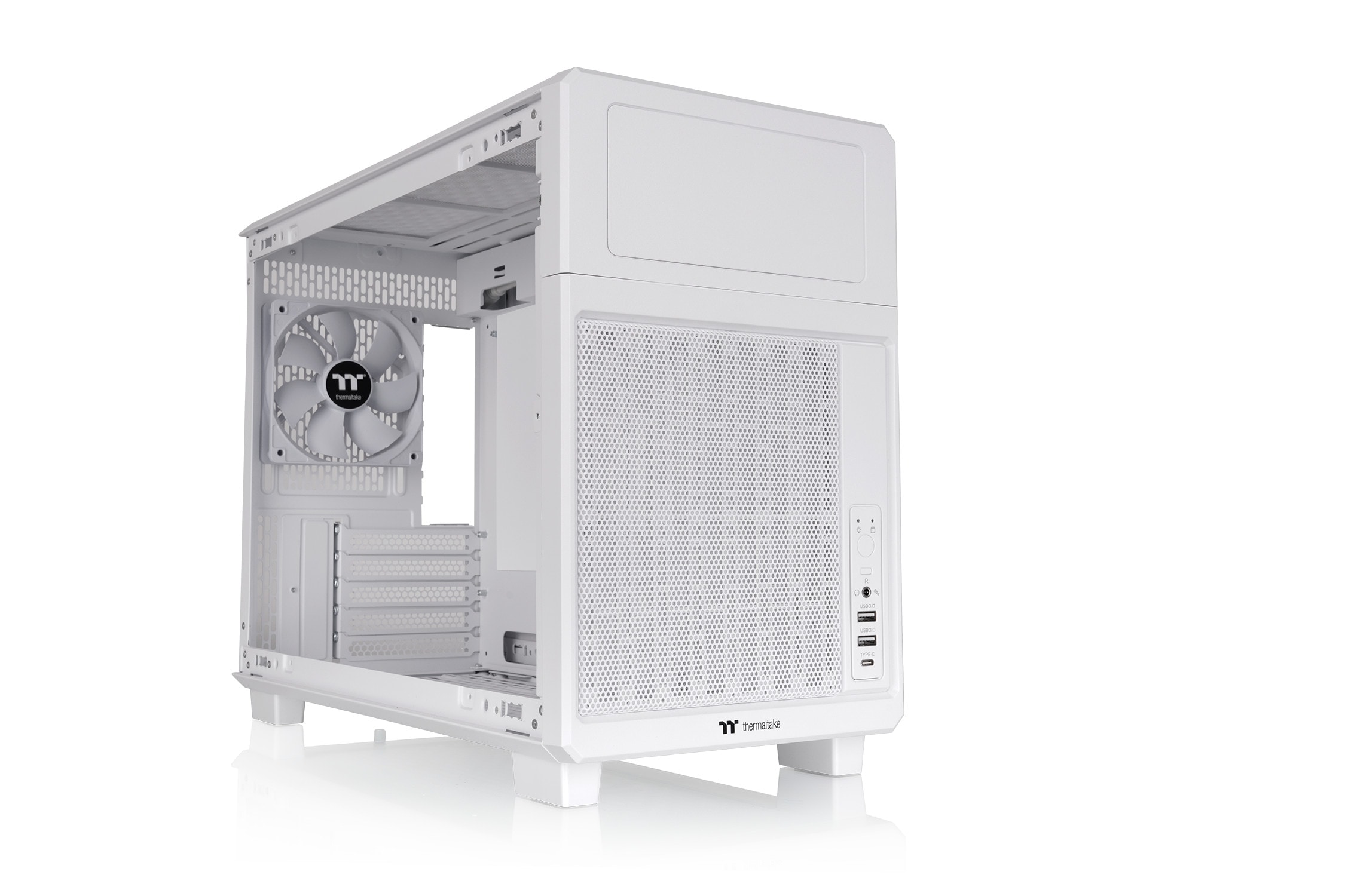 Thermaltake Tr200 Mid Tower Gehäuse Snow White Größe 2 Weiß