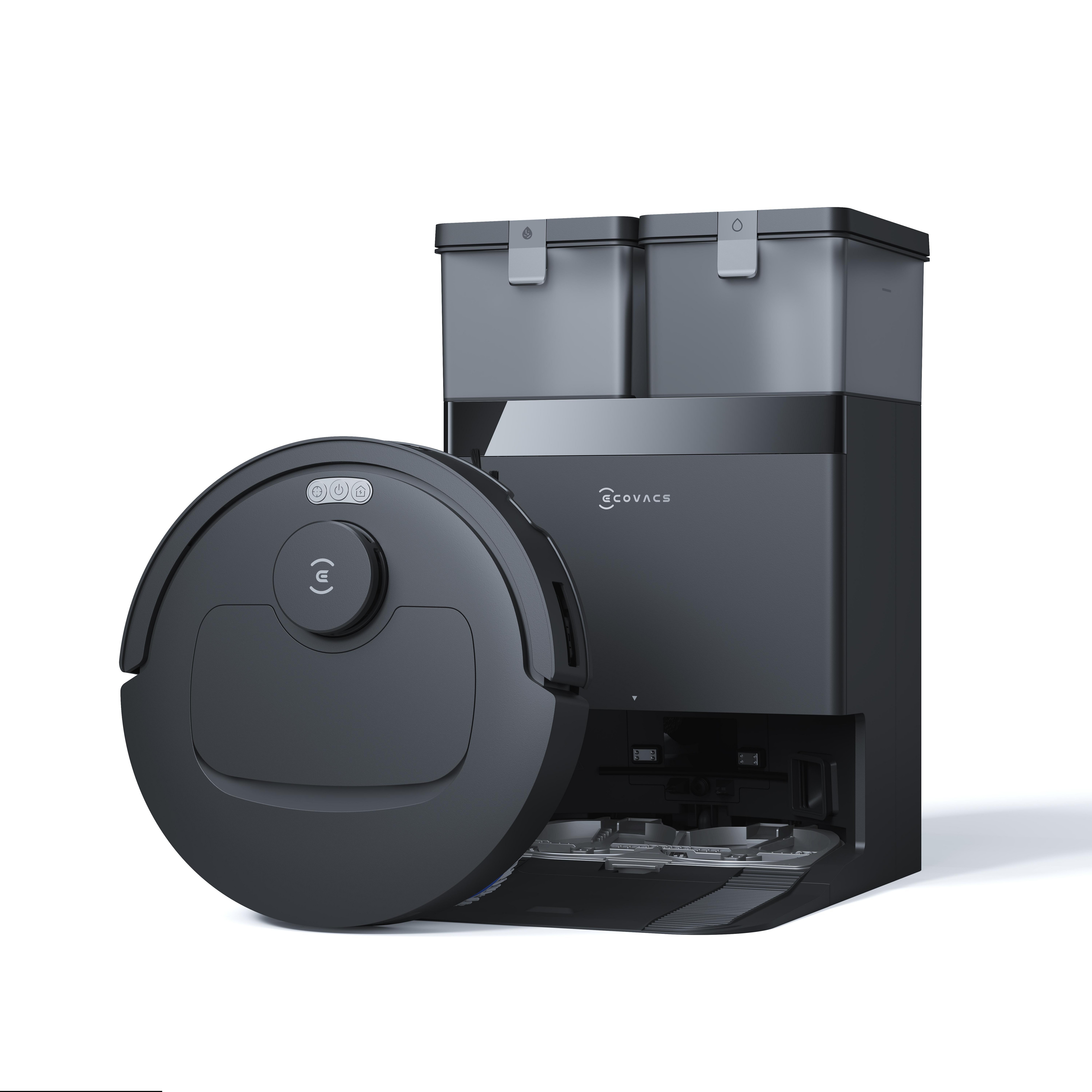 Ecovacs Schwarz Deebot T30e Omni Saugroboter Mit Wischfunktion, 25.000 Pa, Zerotangle 3.0, Omni-Station Mit Automatischer Entleerung & Moppreinigung, Truedetect 3D, - Bild 5