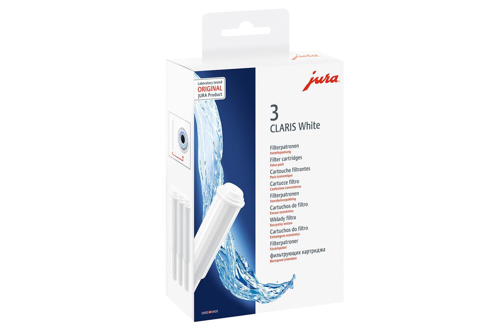 Jura Claris White Filterpatrone, 3 Stück Packung - Image 5