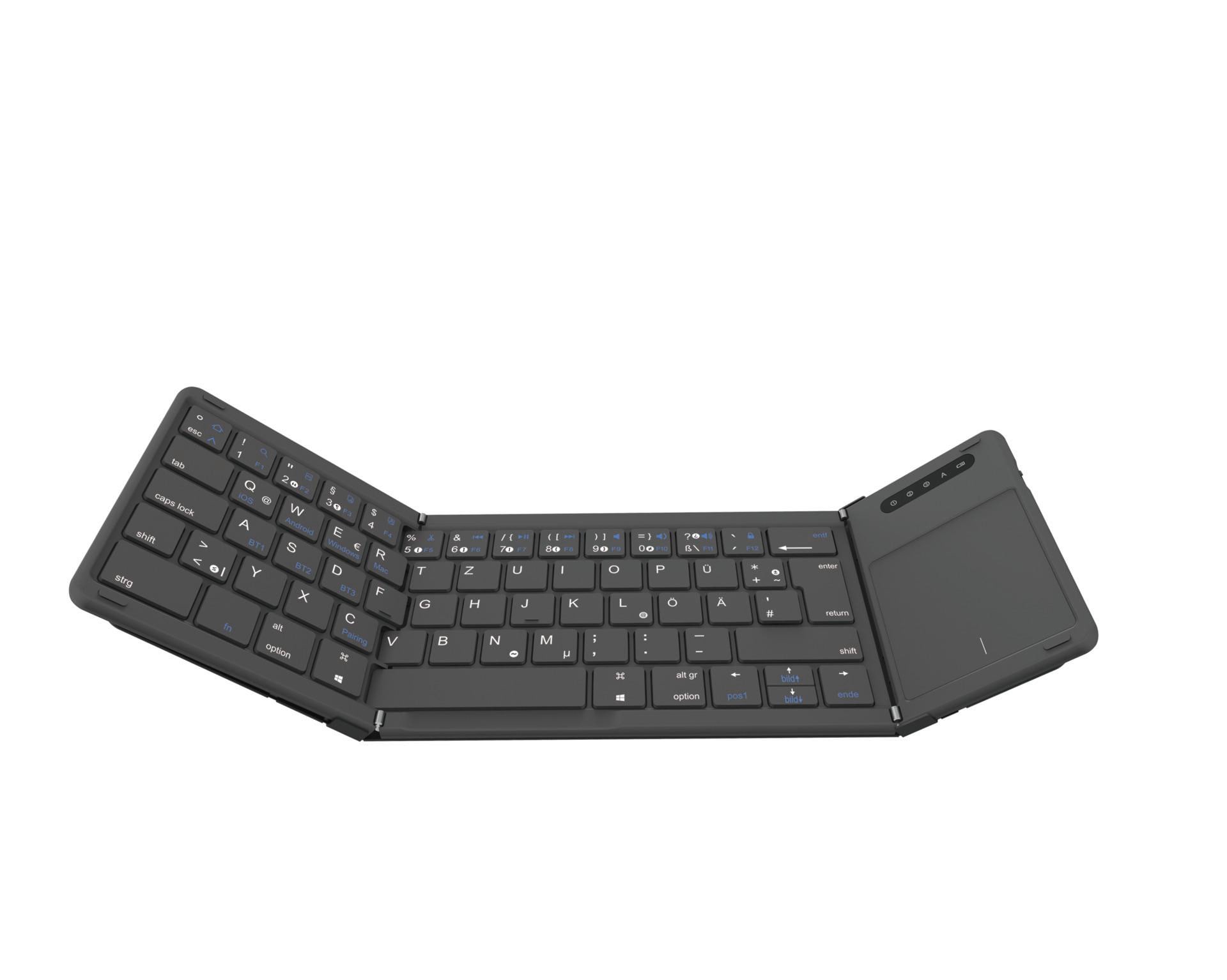 Samsung C&T Foldable Bluetooth Keyboard mit Number Pad schwarz