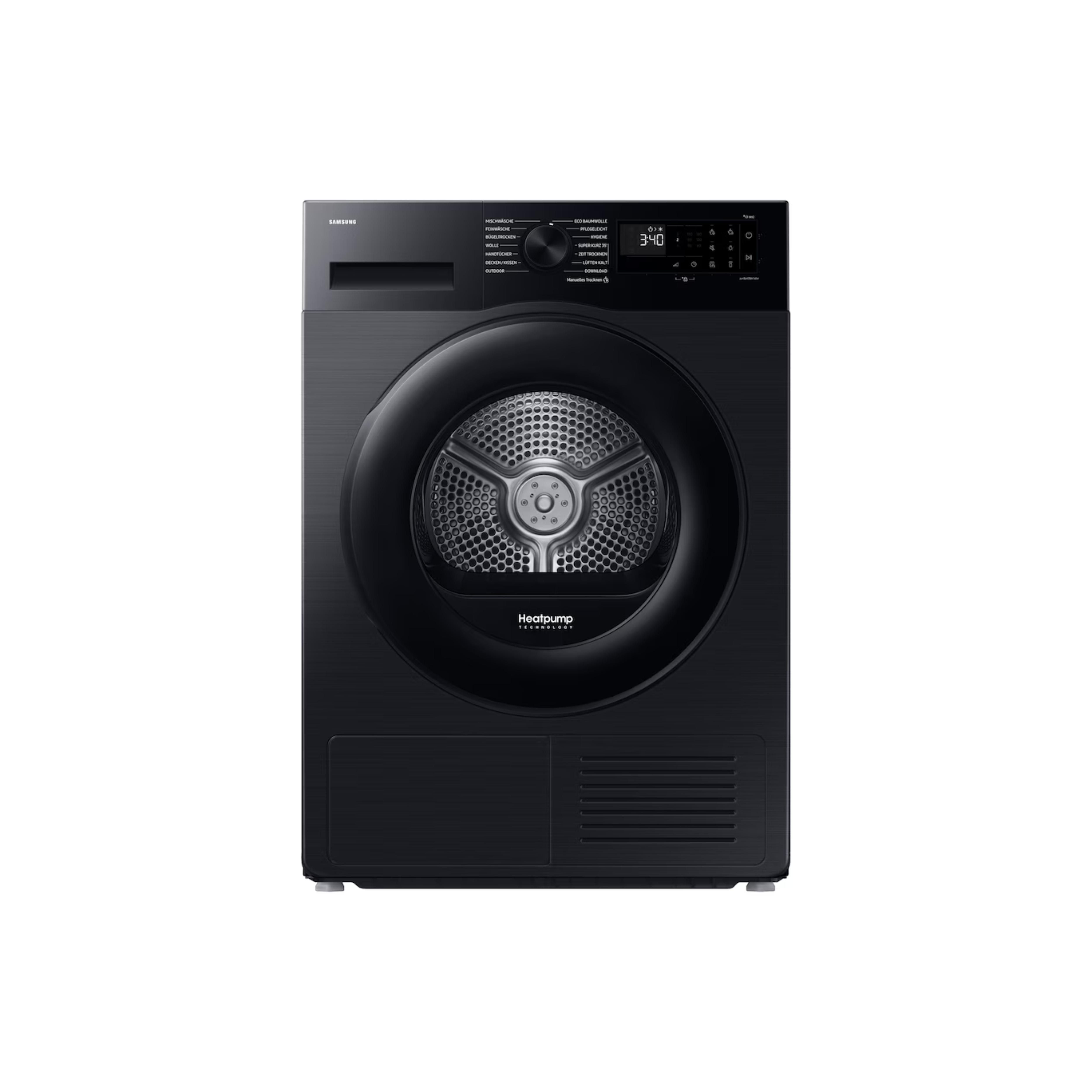Samsung Dv5000d Wärmepumpentrockner 9Kg Eek C, Schwarz Dv90dg52a0abeg - Image 2