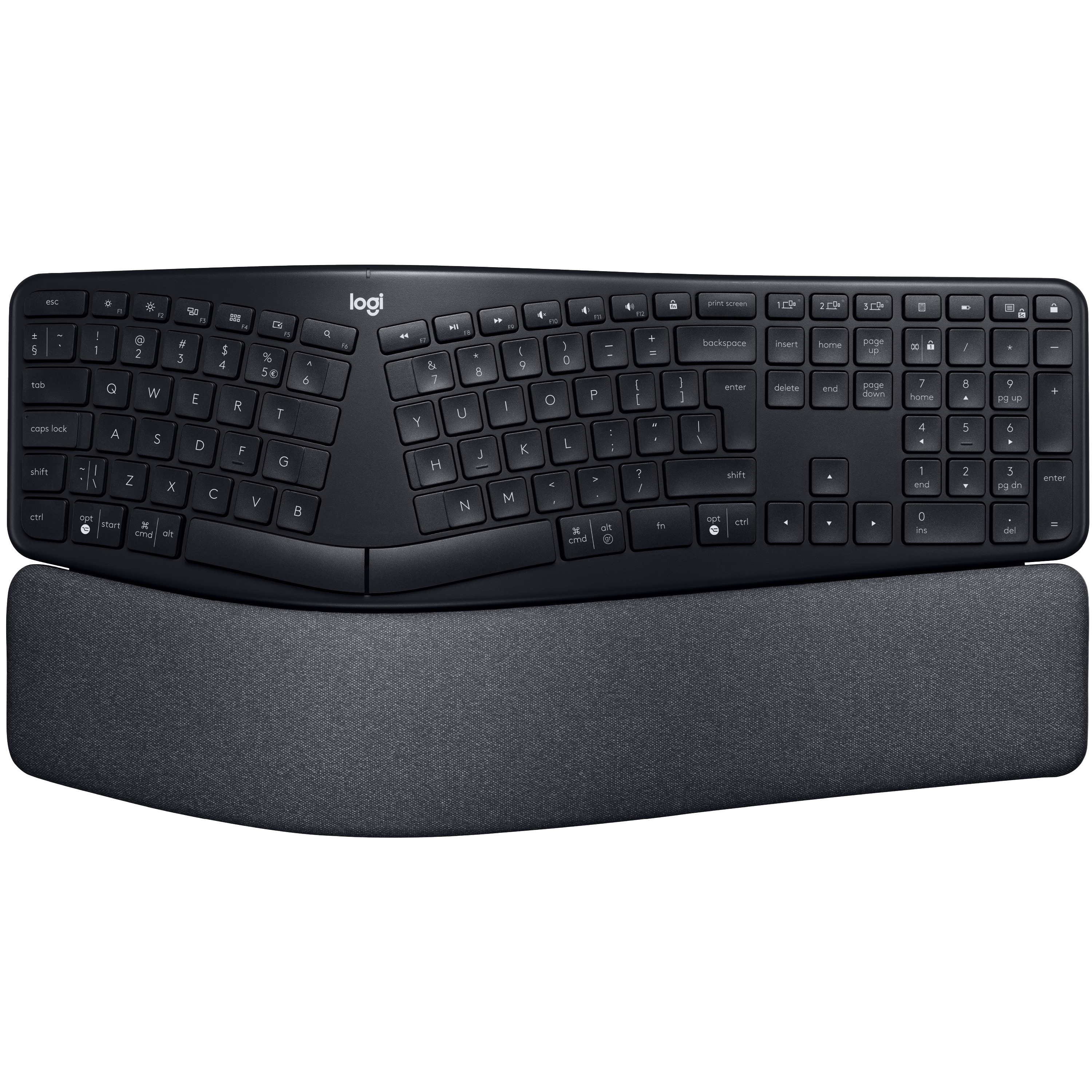 Logitech ERGO K860 Wireless Ergonomic - US ISO - Gaming Tastatur - Englisch US - Schwarz - Bild 6
