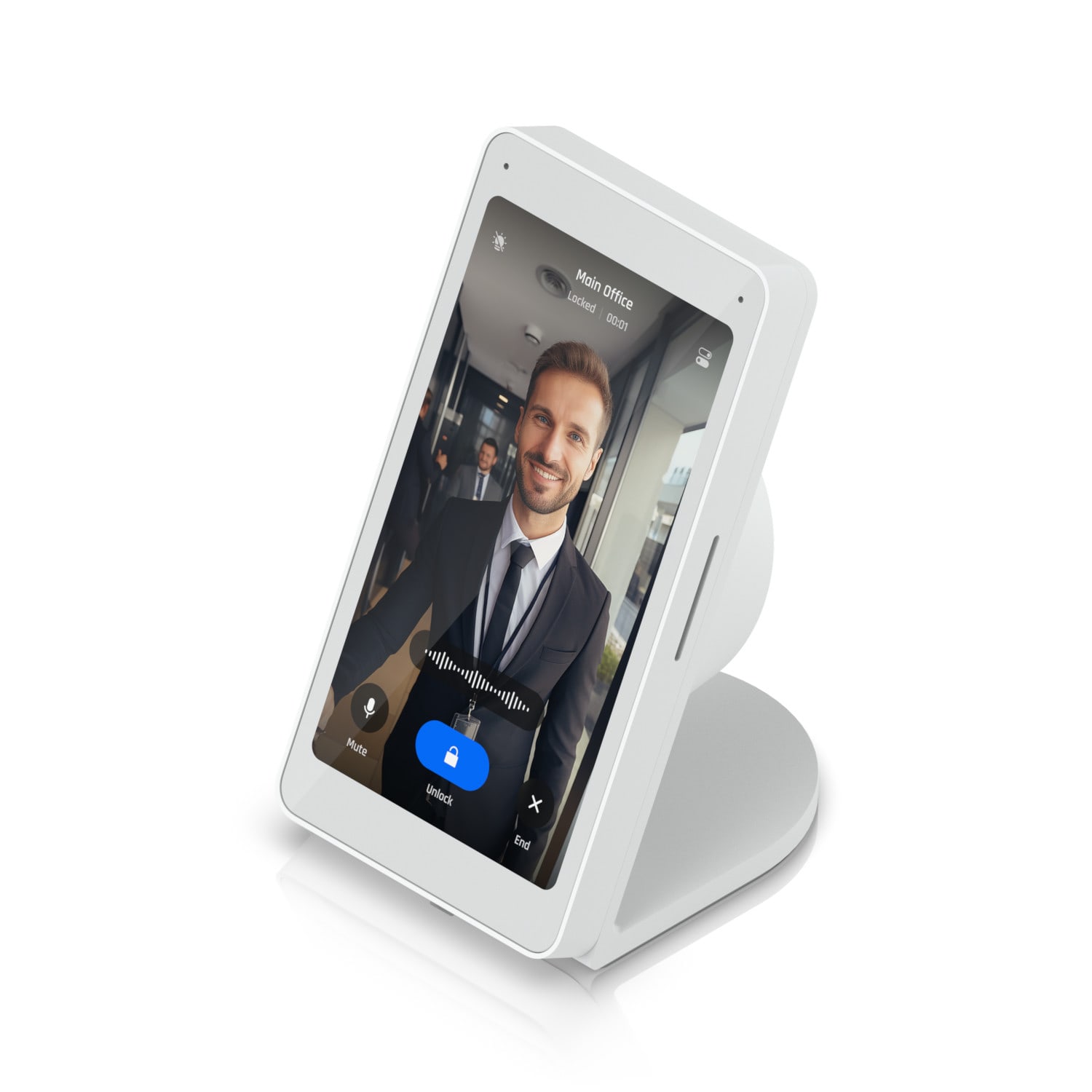 Image of Ubiquiti UniFi Intercom Viewer Table Stand accesory UACC-Intercom-Viewer-TS weiß
