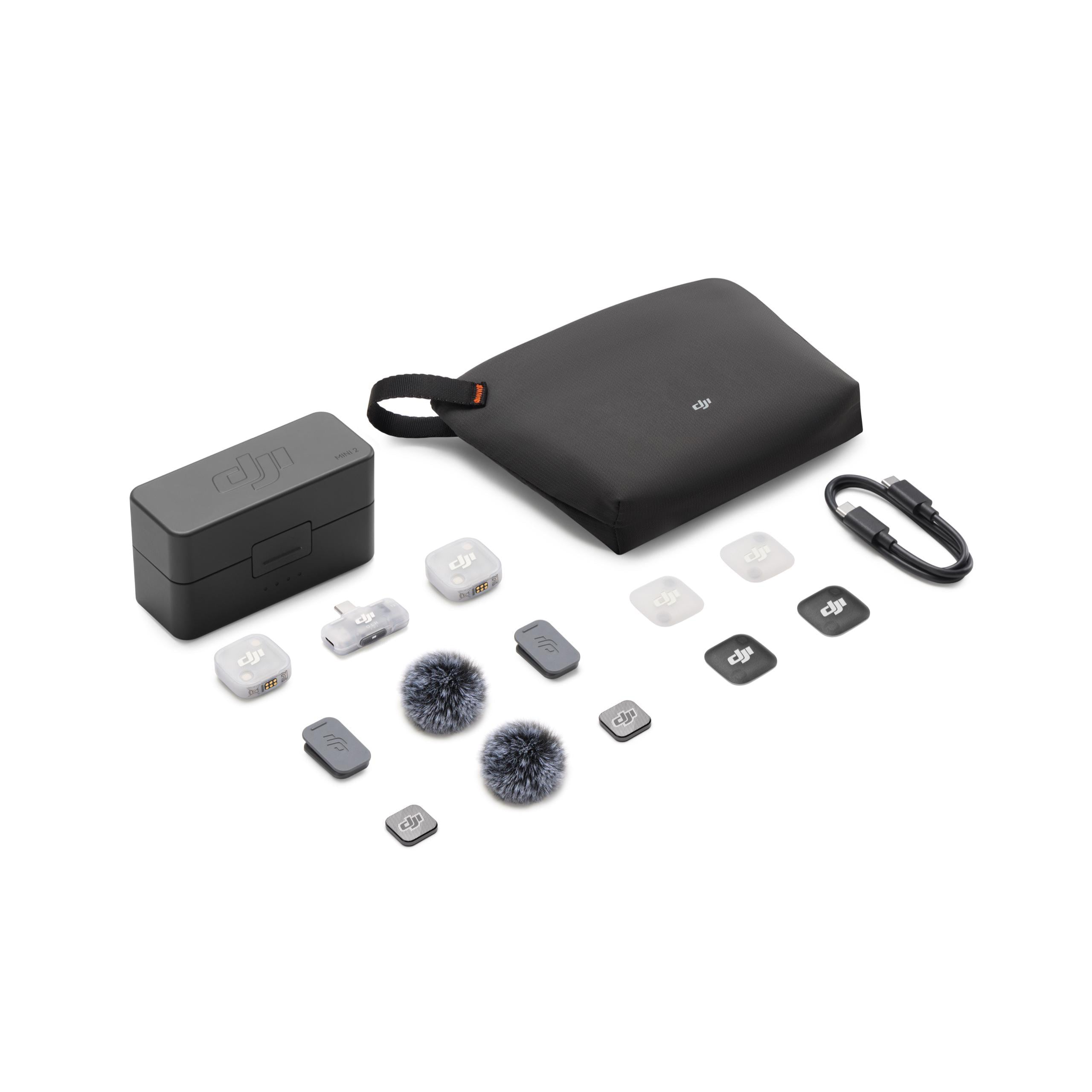 Dji Mic Mini (2X Sender + 1X Handy-Empfänger 1X Ladeschale) Größe 2