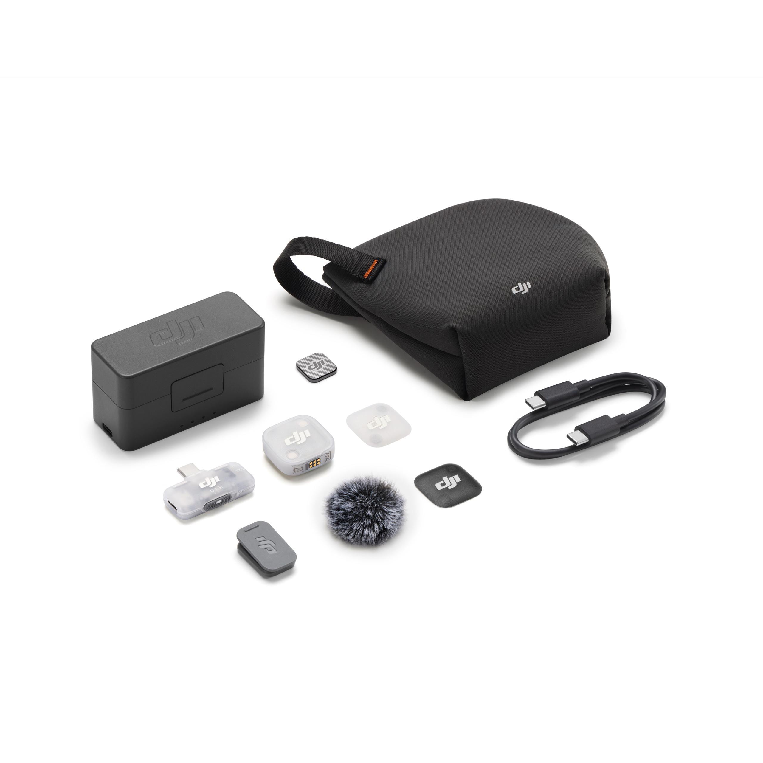 Dji Mic Mini (1X Sender + 1X Handy-Empfänger 1X Ladeschale) Größe 2