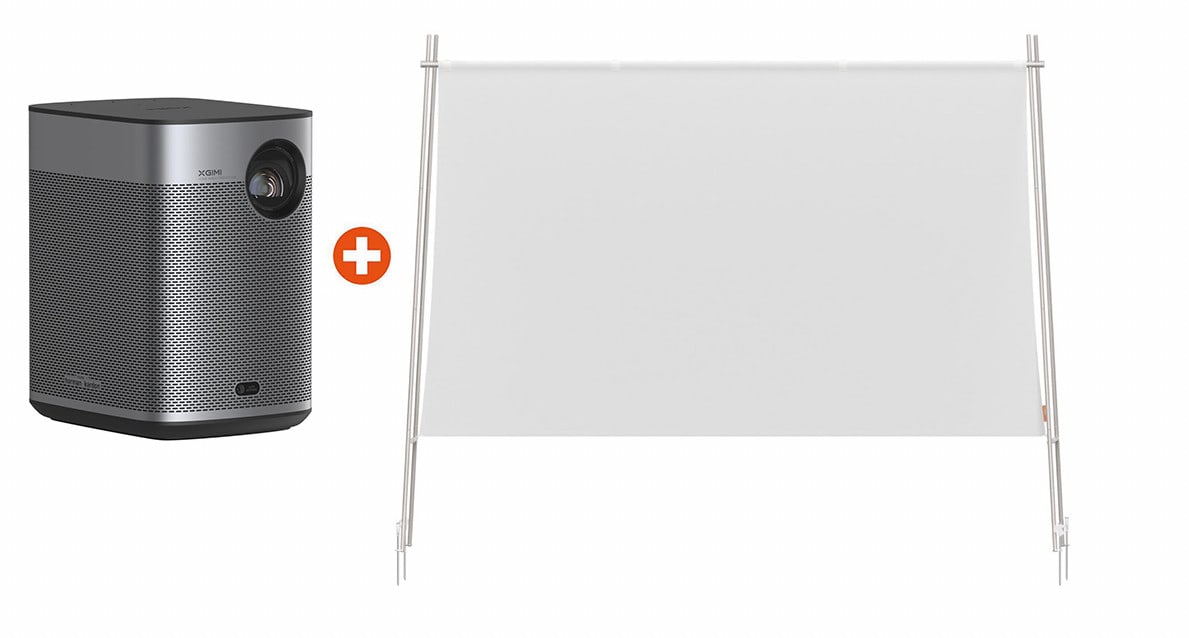 Xgimi Halo+ Fullhd Beamer + Outdoor Screen P168s Bundle Wm03a + P168s - Image 6