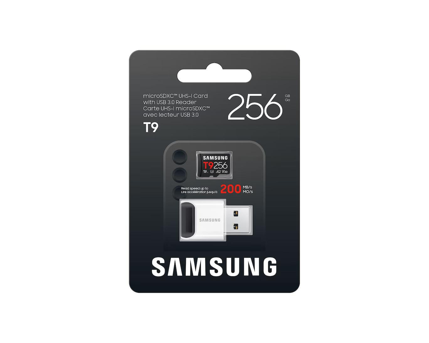 Samsung T9 Microsdxc™ Uhs-I Speicherkarte - Mit Usb-Kartenleser ‎ ‎, 256 Gb Schwarz Mb-Mh256tb/Ww - Image 2