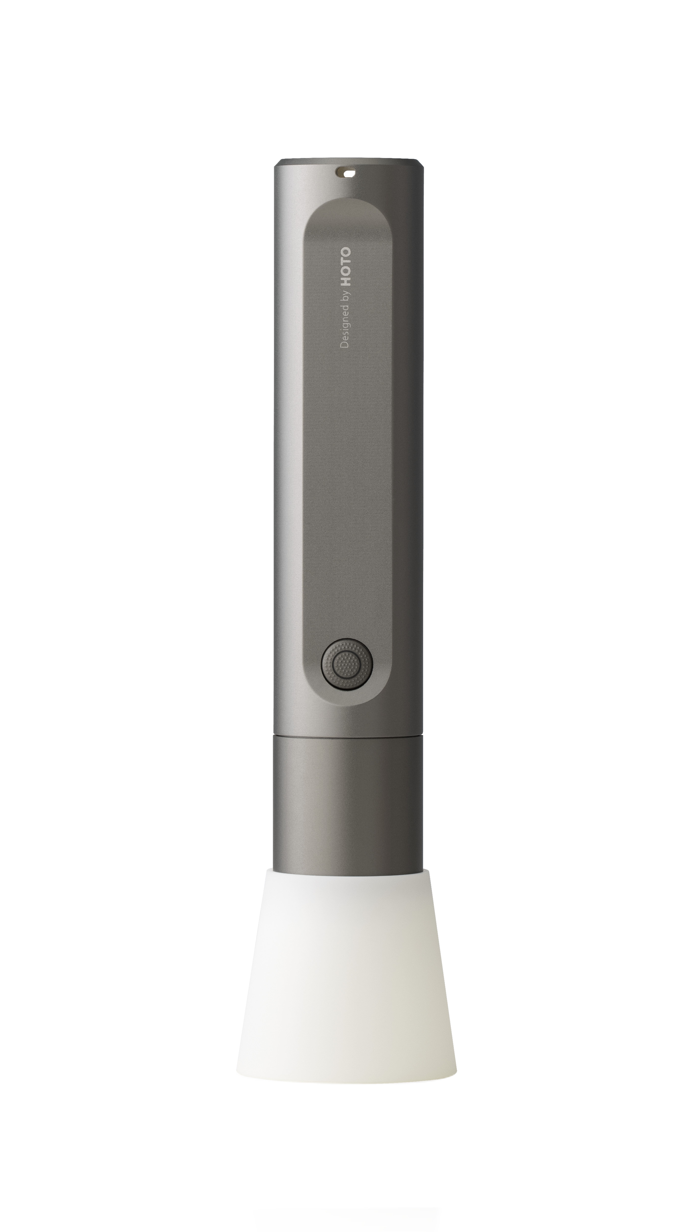 HOTO QWSDT003 Taschenlampe 300lm silber stoßfest spritzwassergeschützt USB-C