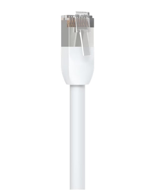 Ubiquiti UniFi Outdoor Patchkabel Cat6 3 m weiß – Wetterfestes RJ45 Ethernet-Kabel für PoE, Kameras, Access Points & Außeninstallationen (UACC-Cable-Patch-Outdoor-3M-W)