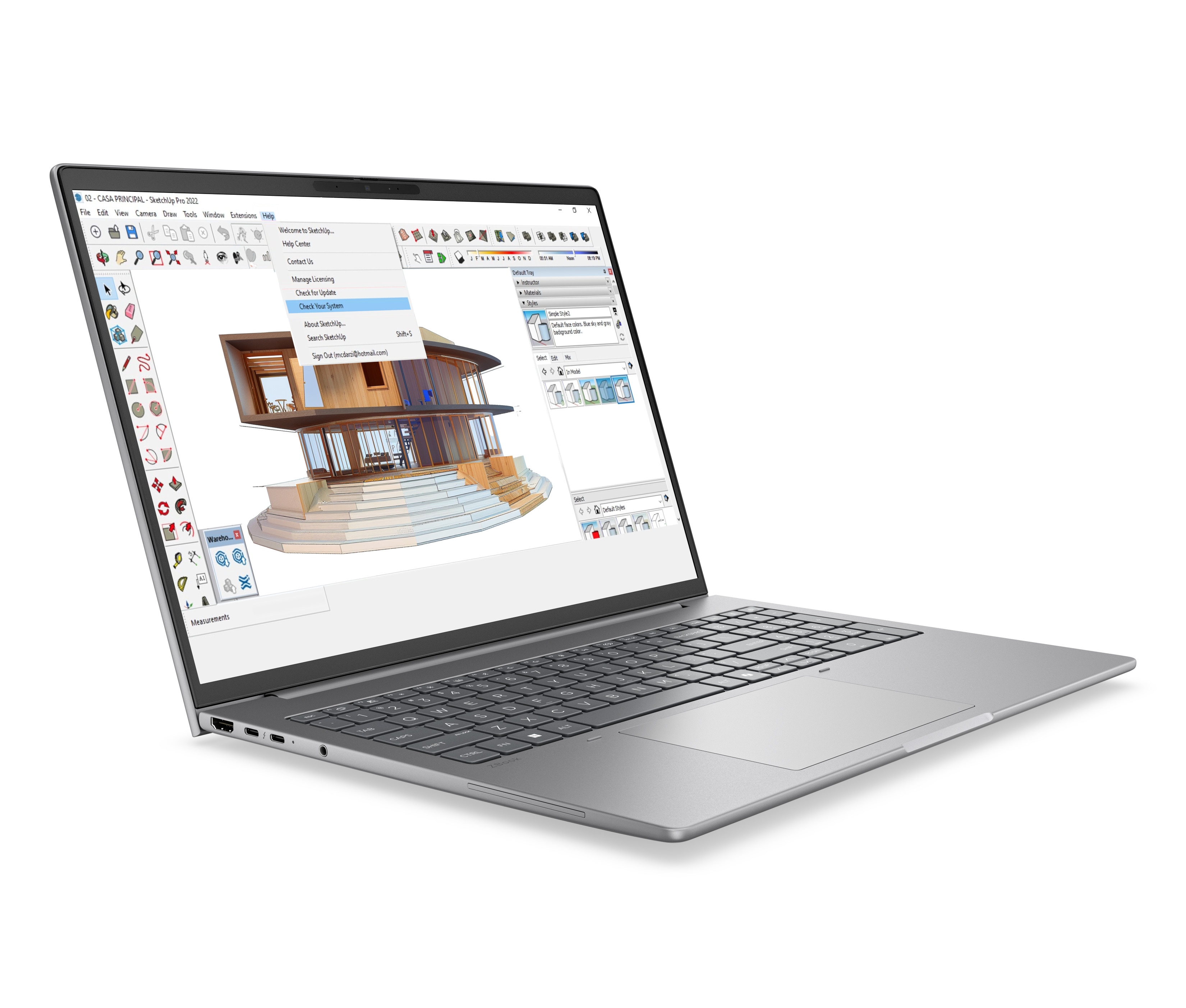 HP ZBook 8 G2a DV1X6ET 14 Zoll Laptop AMD Ryzen AI 7 Pro 450 64 GB RAM 1 TB SSD Windows 11 Professional Silber Image