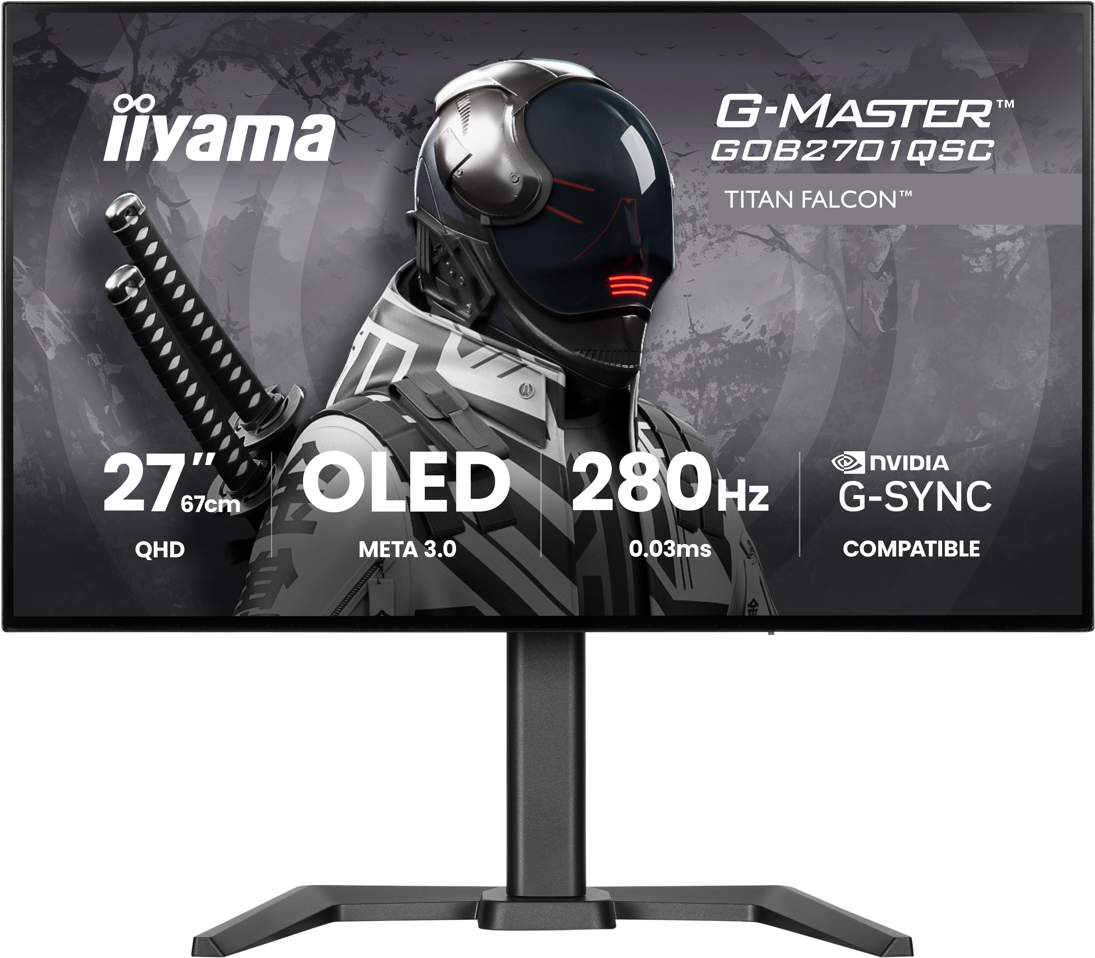 Iiyama G-Master 26.5 Zoll Wqhd Woled Panel 16:9 280 Hz Gaming Monitor F Gob2701qsc-B1 - Image 2
