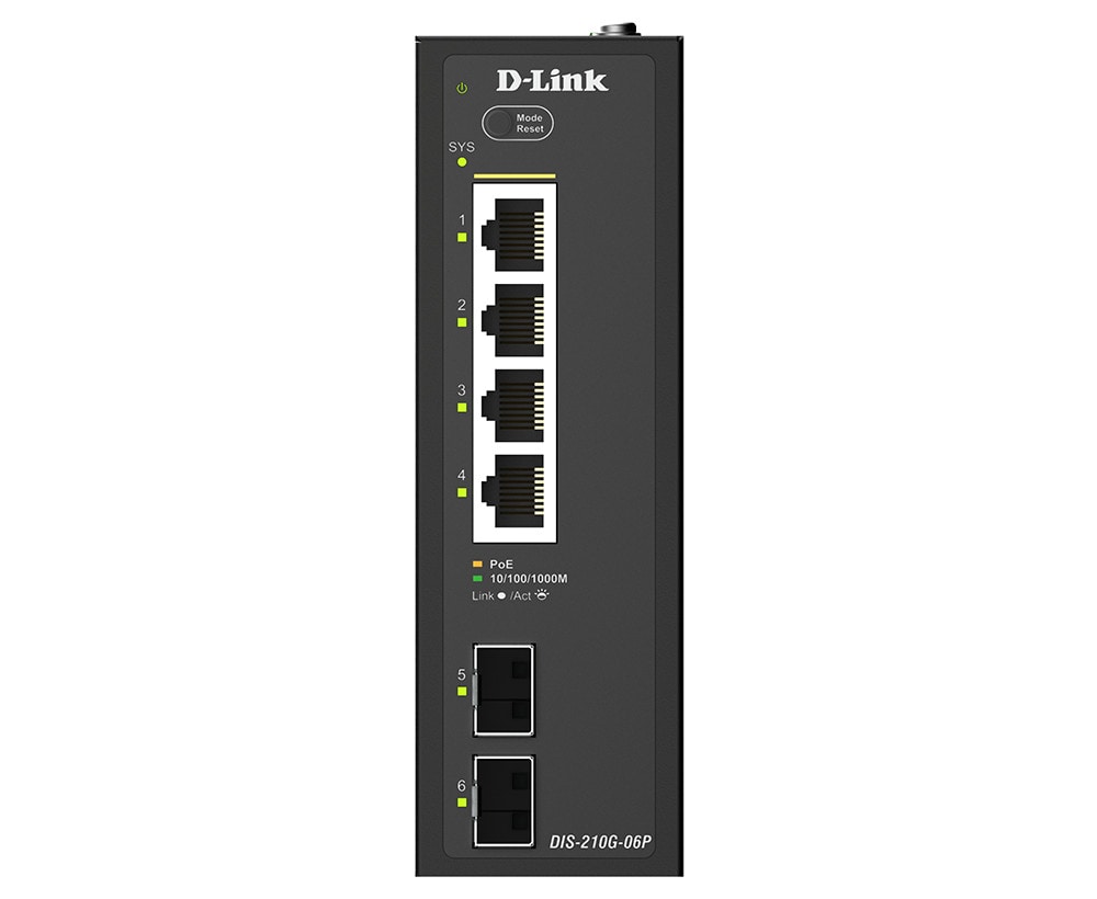 D-Link DIS-100G-10P 10-Port Industrial Unmanaged Switch