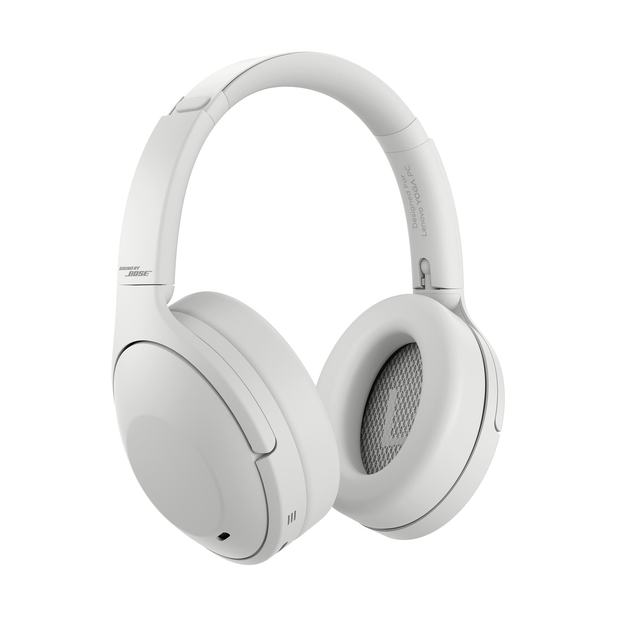 Image of Lenovo Headphone YOGA PC Edition Weiß – Premium Bluetooth-Kopfhörer mit Bose Sound und Hybrid ANC