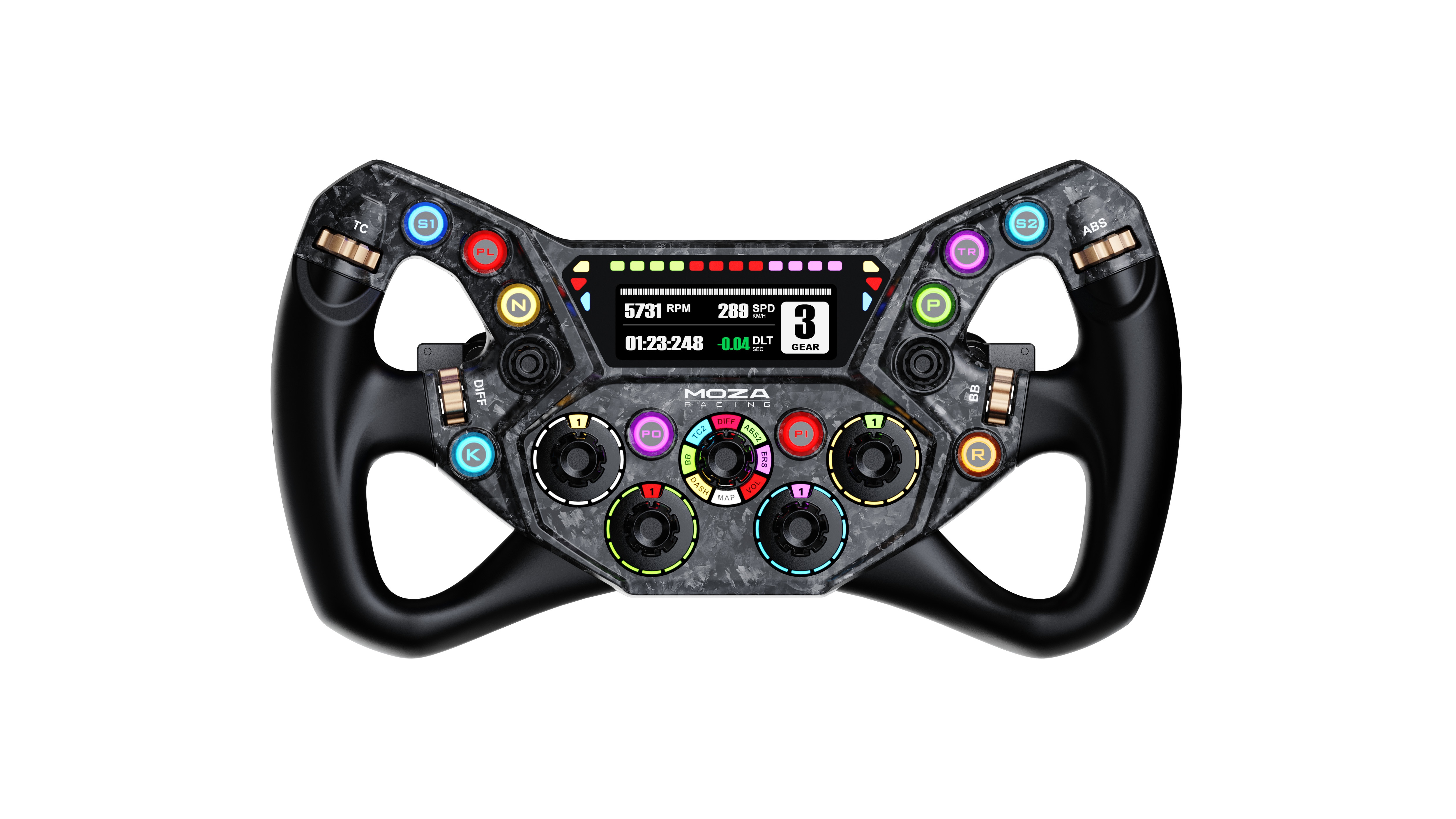 Moza Racing Ks Pro Lenkrad Für Pc Schwarz Rs095 - Image 4