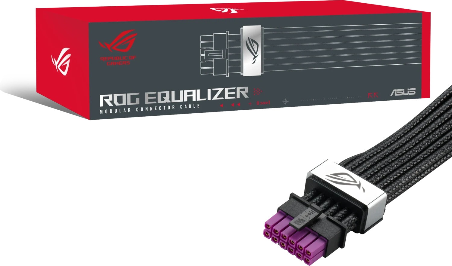 ASUS ROG Equalizer PCIe 5.1 Cable Black - Image 5