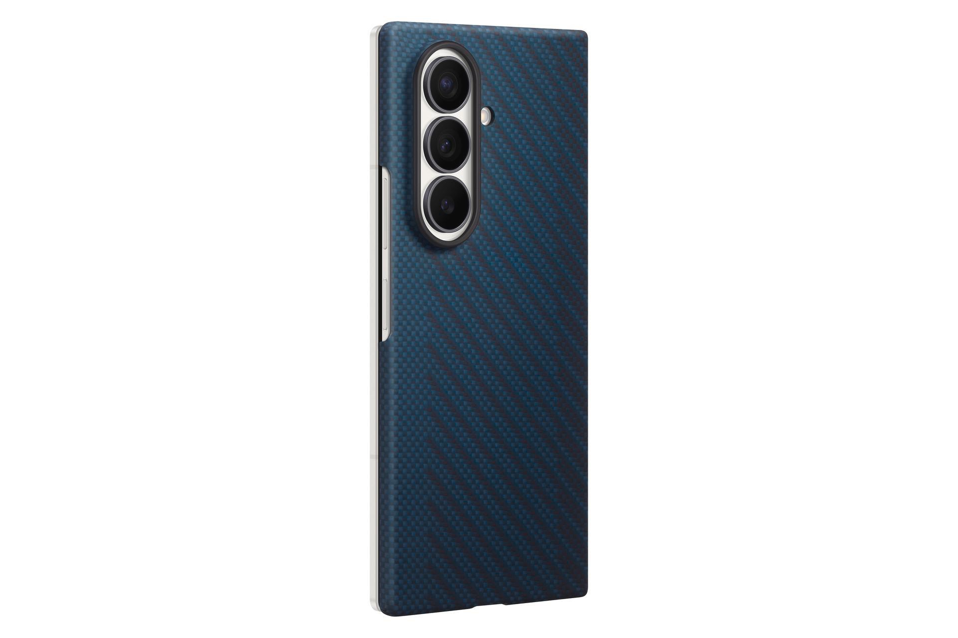 Samsung Carbon Magnet Case Für Galaxy Fold8 Ultra Navy Blau - Image 8