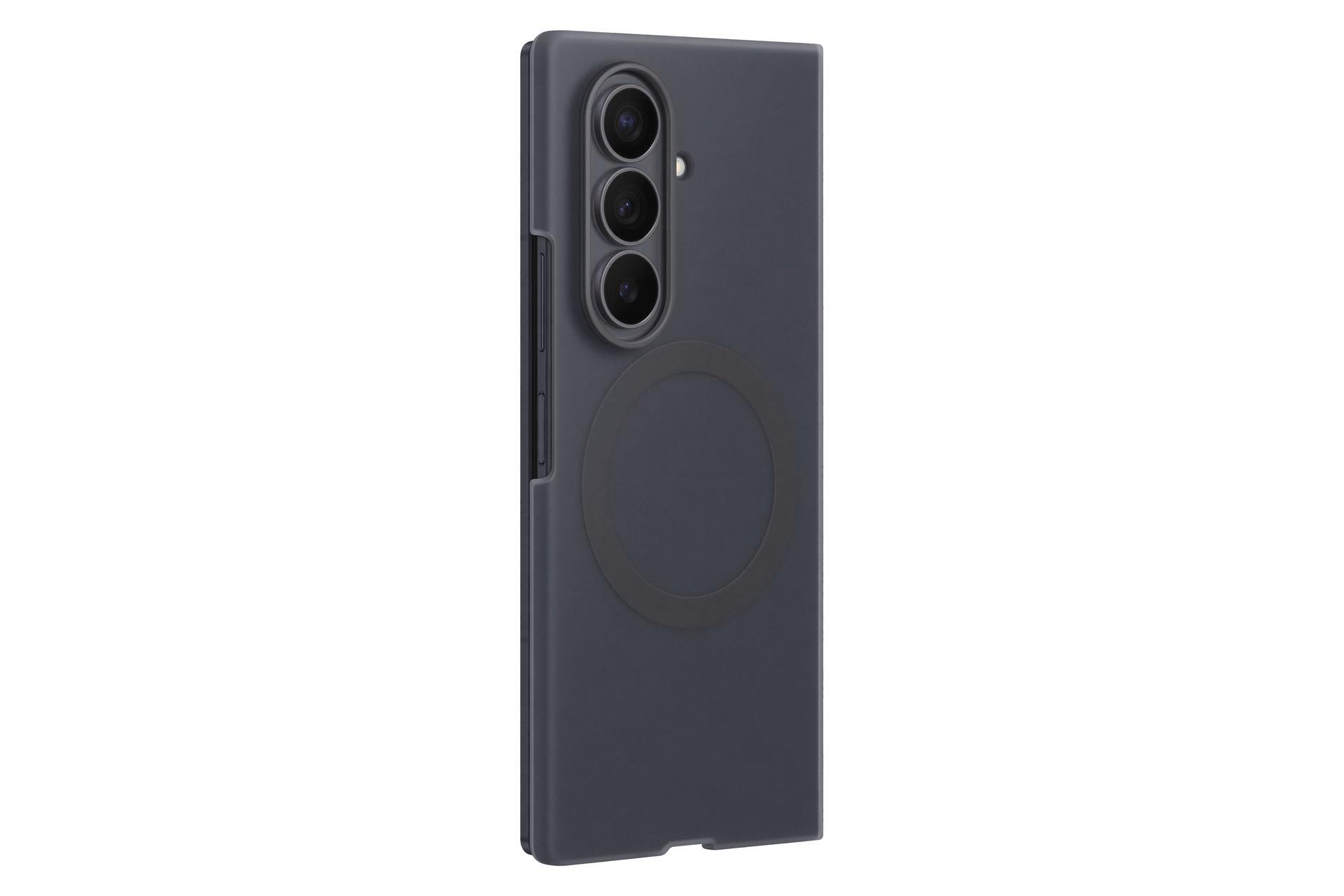 Samsung Silicone Magnet Case EF-EF976 für Galaxy Z Fold8 Ultra, Graphite | Handy-Hülle mit Magnetring zur Anbringung von Zubehör, Silikon, Schutz Case, stoßfest, dünn und griffig - Image 6