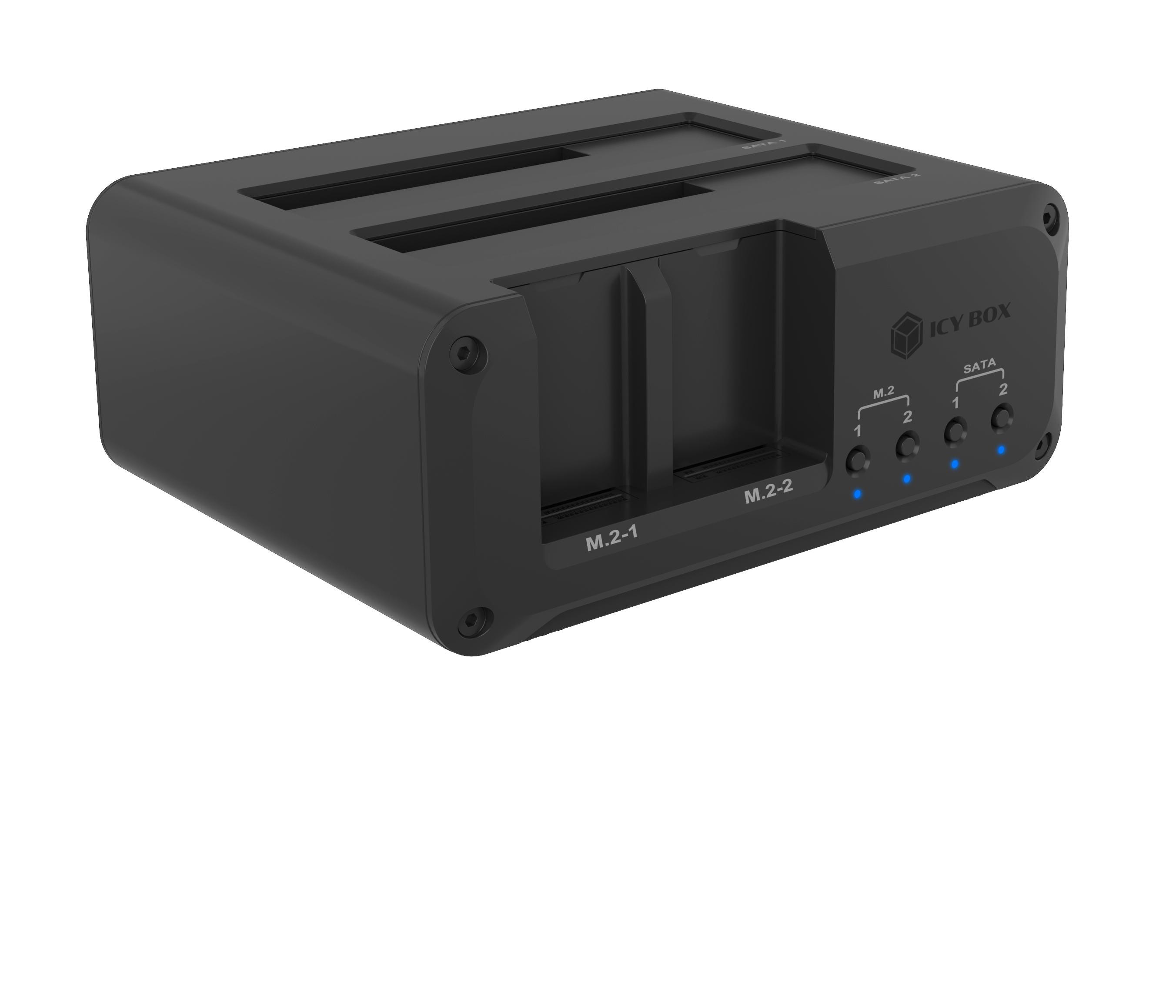 Raid Sonic Raidsonic Icy Box Club Case 2925 Klonstation Für Sata/Nvme Größe 2 Schwarz