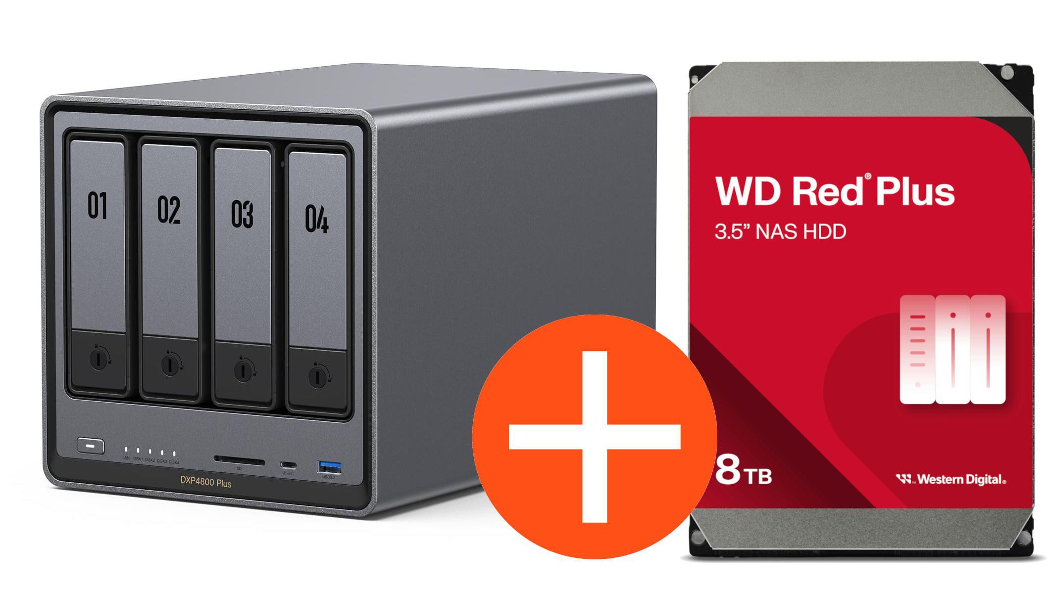 Ugreen Nasync Dxp4800 Plus Nas System 4-Bay 16Tb Inkl. 4X Wd Wd40efpx Nas Hdd - Tb Größe 4 - Image 18