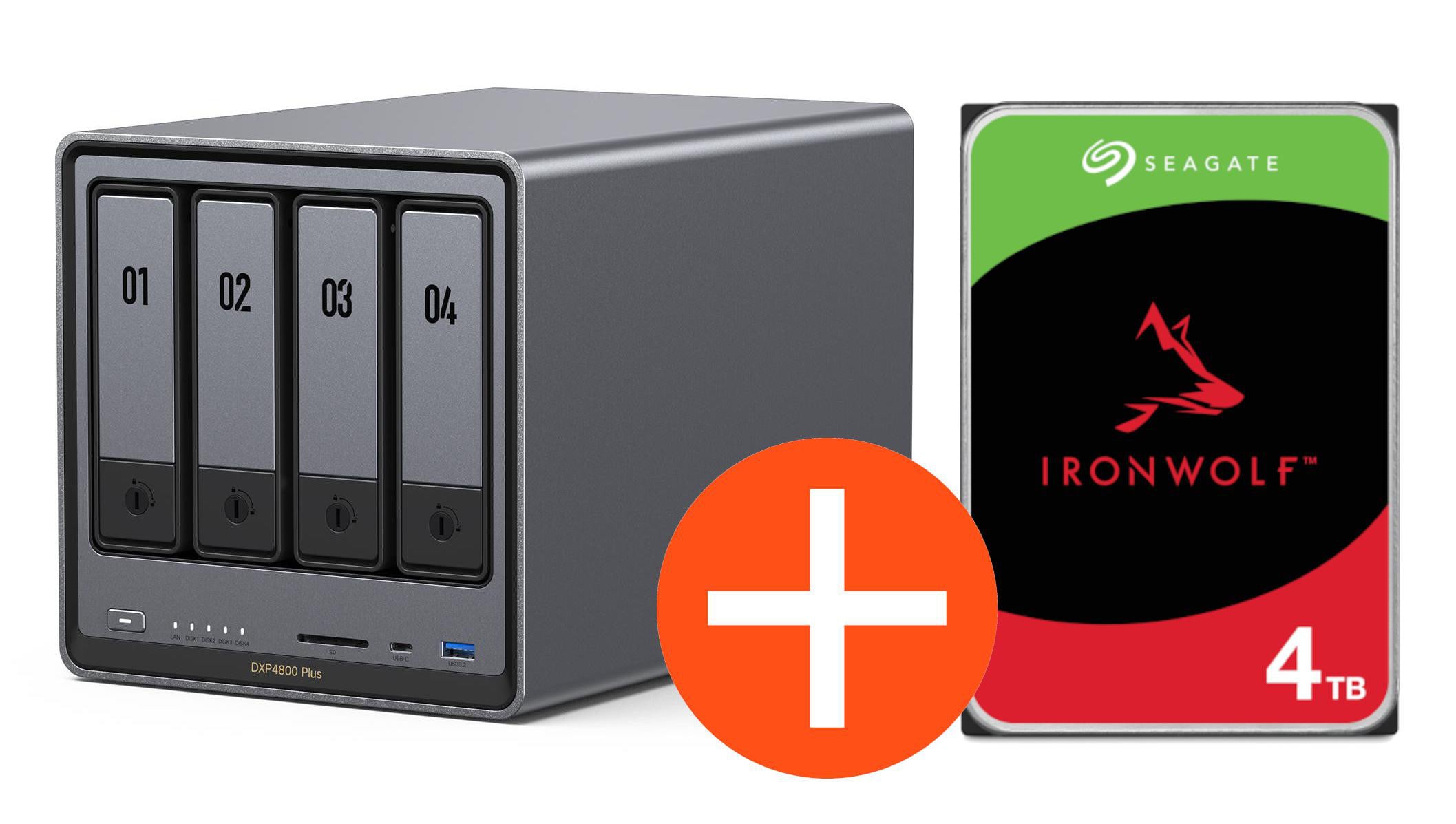 Ugreen Nasync Dxp4800 Plus Nas System 4-Bay 16Tb Inkl. 4X Wd Wd40efpx Nas Hdd - Tb Größe 4 - Image 11