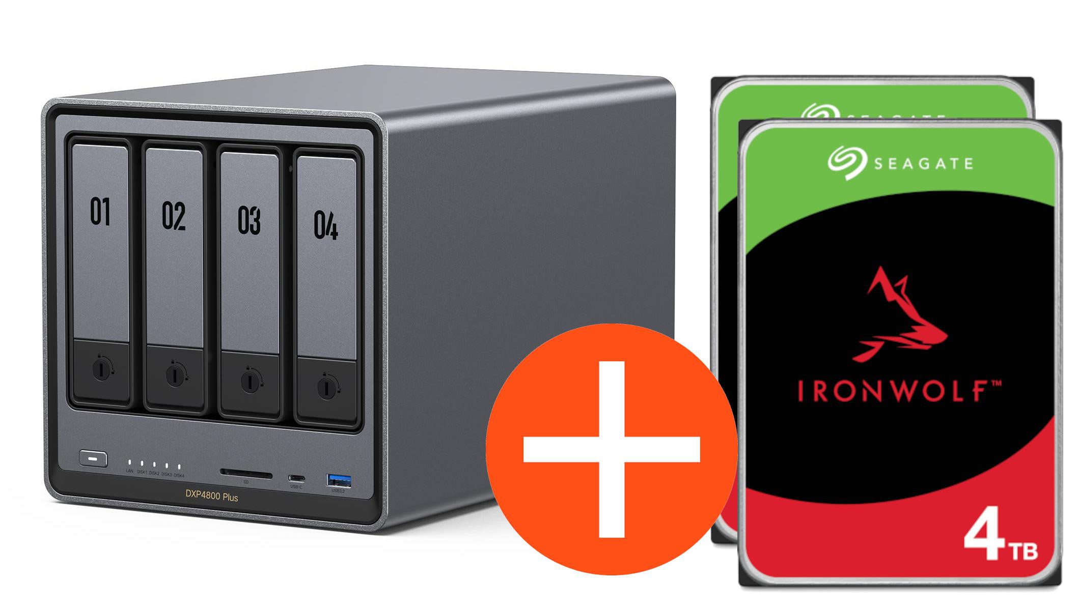 Ugreen Nasync Dxp4800 Plus Nas System 4-Bay 16Tb Inkl. 4X Wd Wd40efpx Nas Hdd - Tb Größe 4 - Image 19