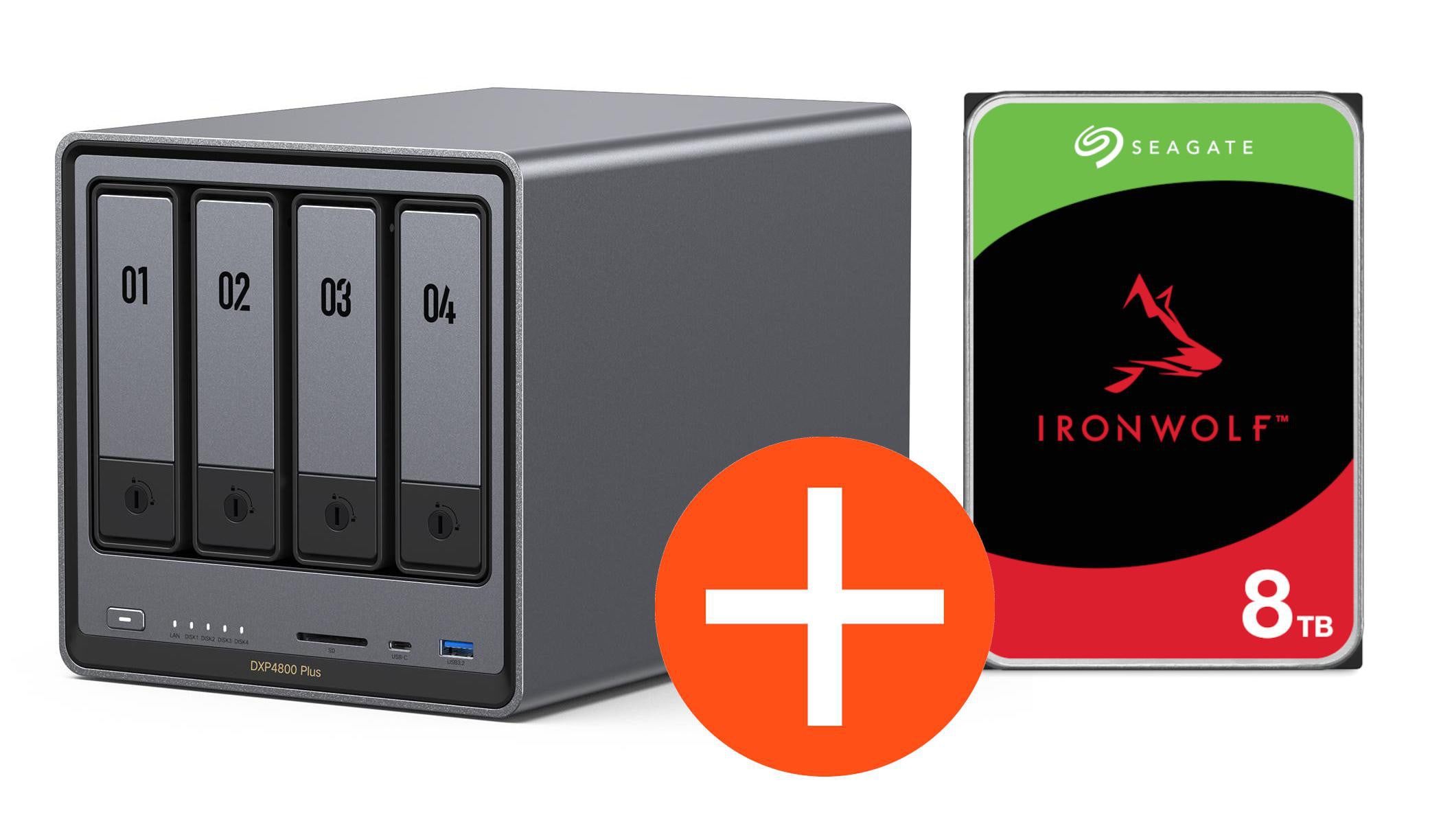 Ugreen Nasync Dxp4800 Plus Nas System 4-Bay 16Tb Inkl. 4X Wd Wd40efpx Nas Hdd - Tb Größe 4 - Image 15