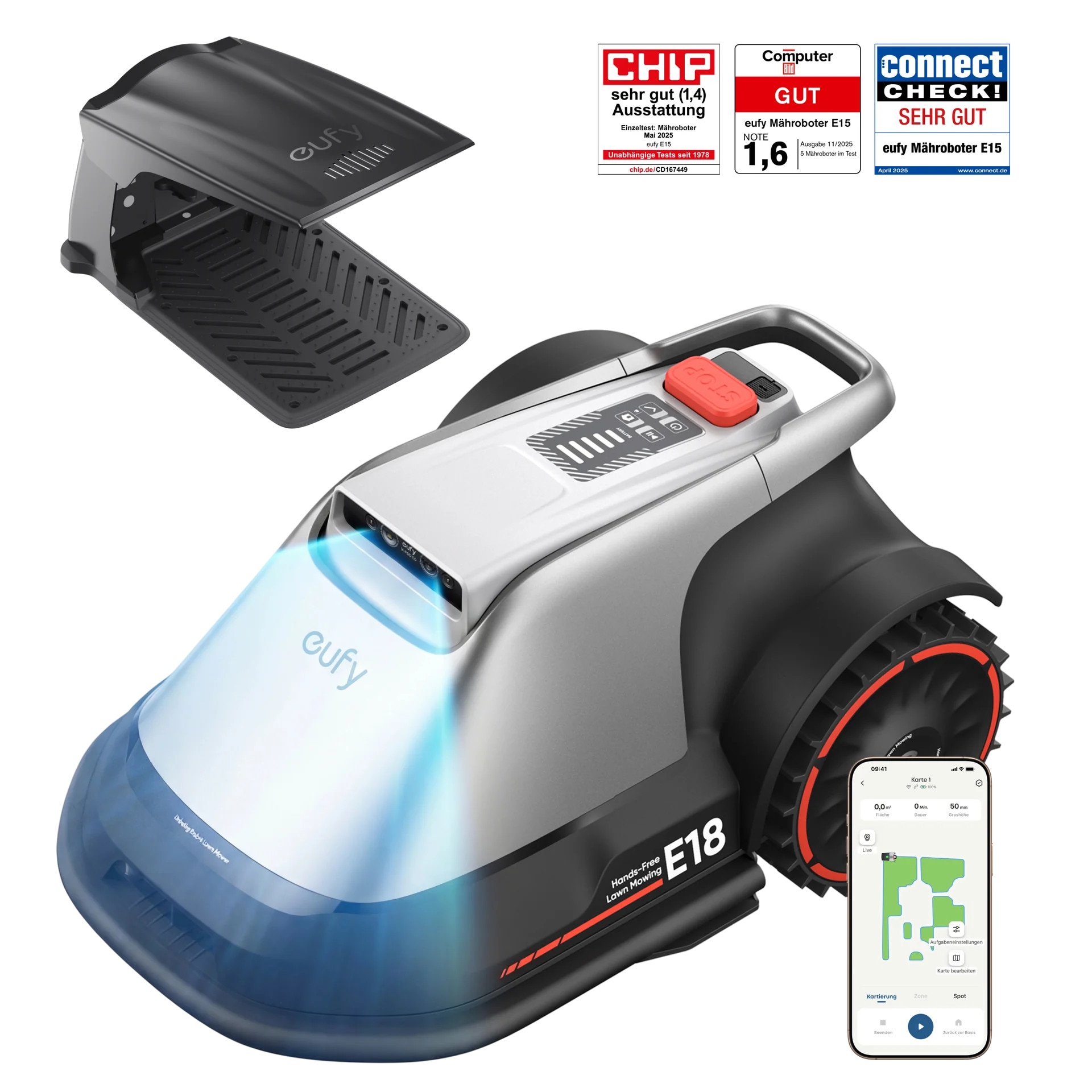 eufy E18 Mähroboter 1200qm2 T2801GA1