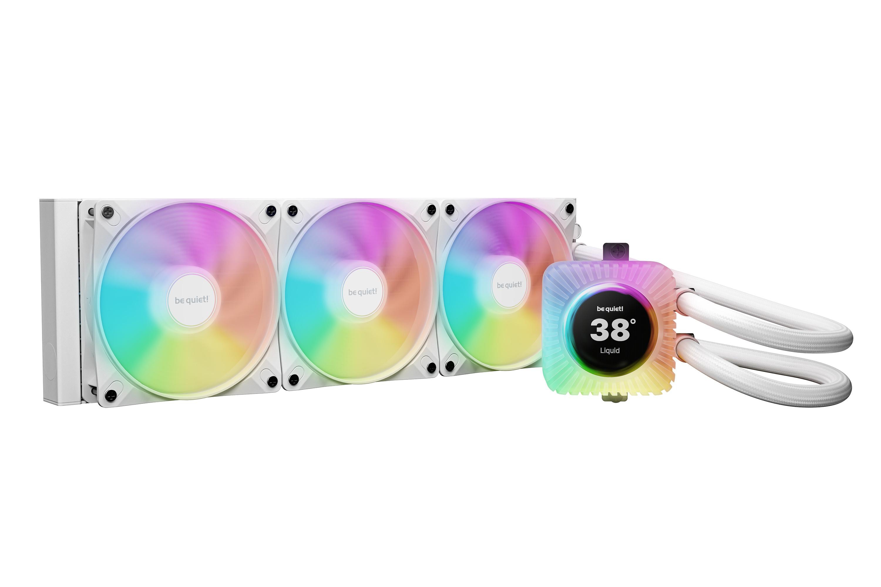 Be Quiet! Light Loop Io Lcd 360 Mm White Wasserkühlung Für Intel/Amd Prozessoren Größe 3