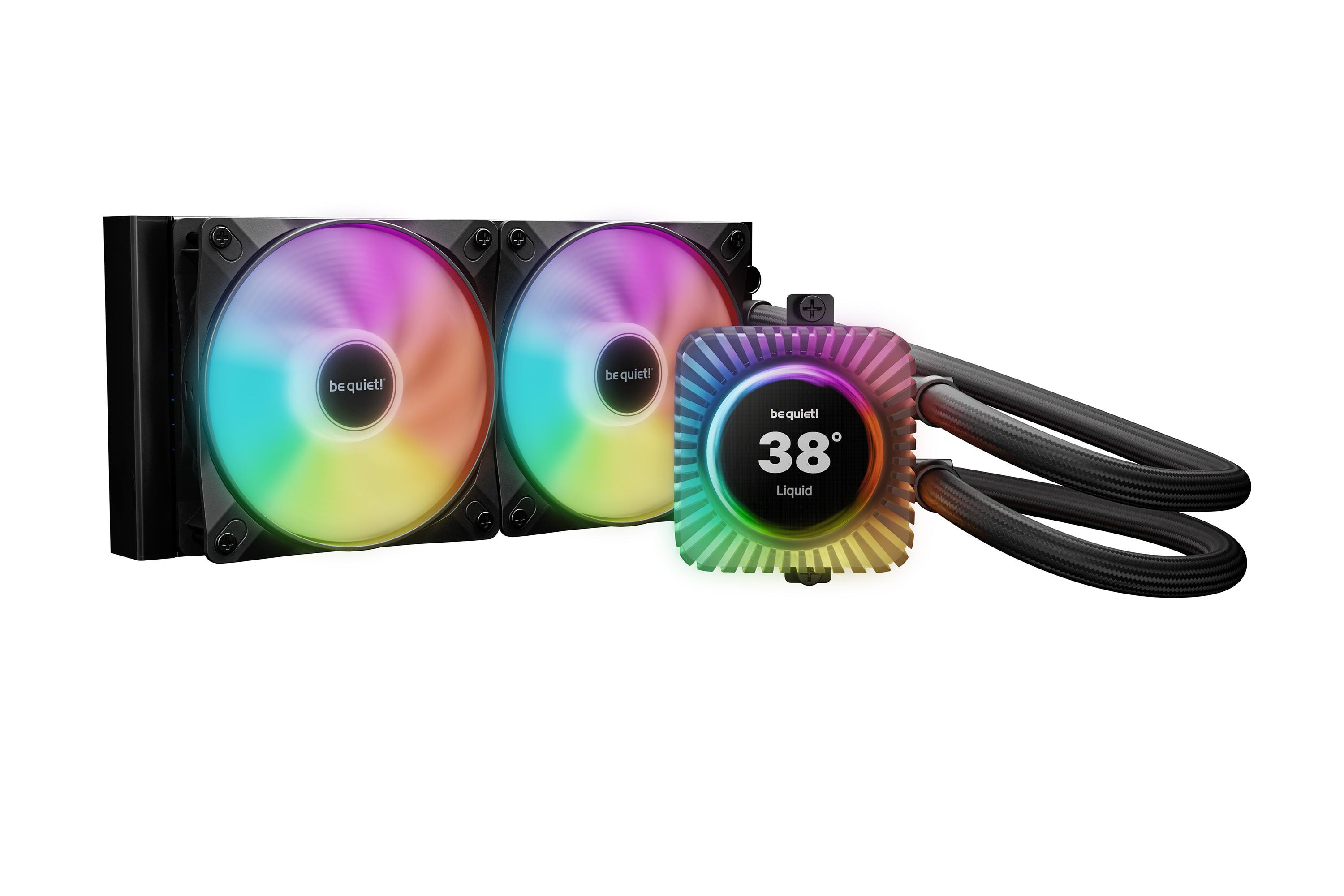 Be Quiet! Light Loop Io Lcd 240 Mm Wasserkühlung Für Intel/Amd Prozessoren Größe 2