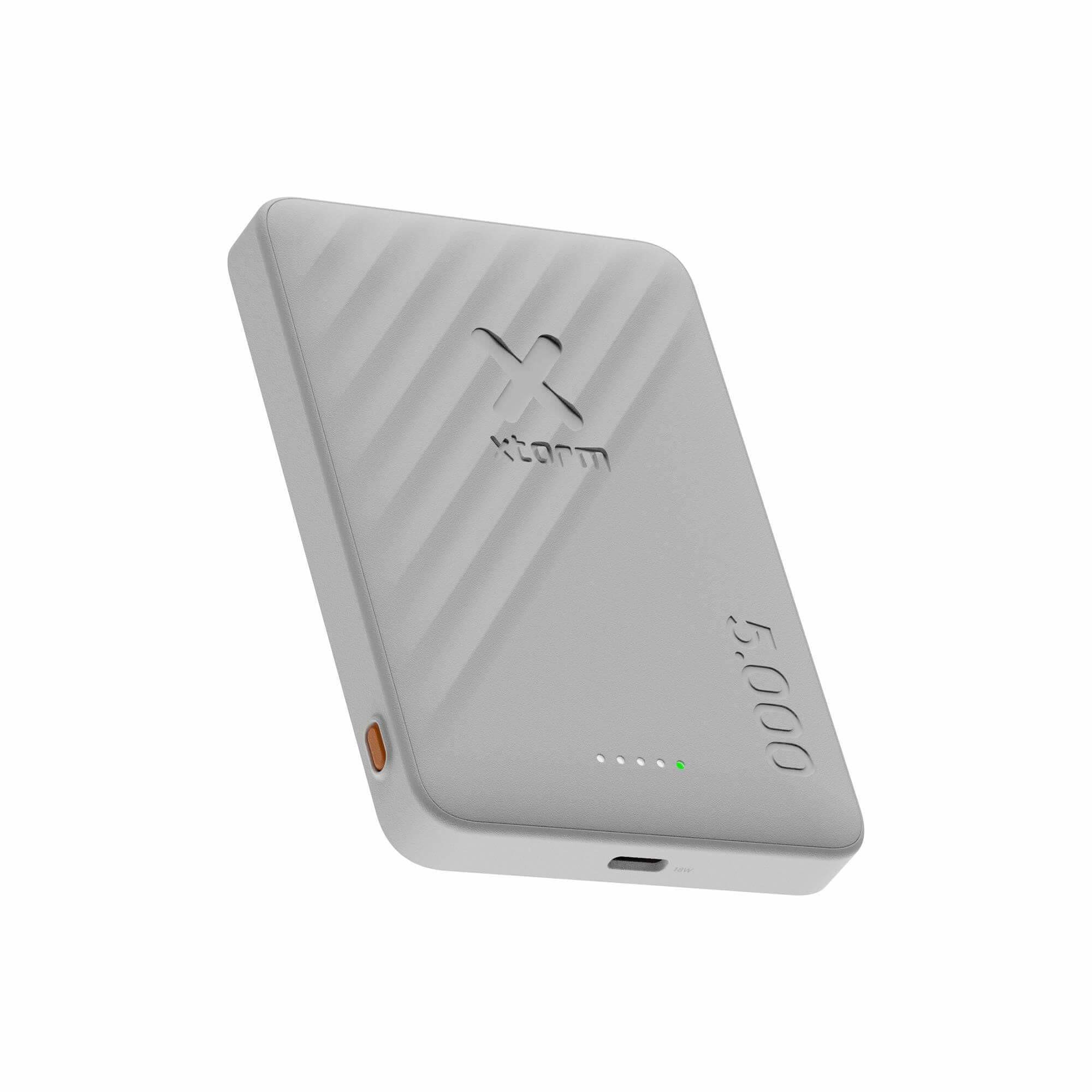 Xtorm Go2 Magnetic Wireless Powerbank Mah 15W Qi / 18W / 1X Usb-C Weiß Größe 5.000 Schwarz