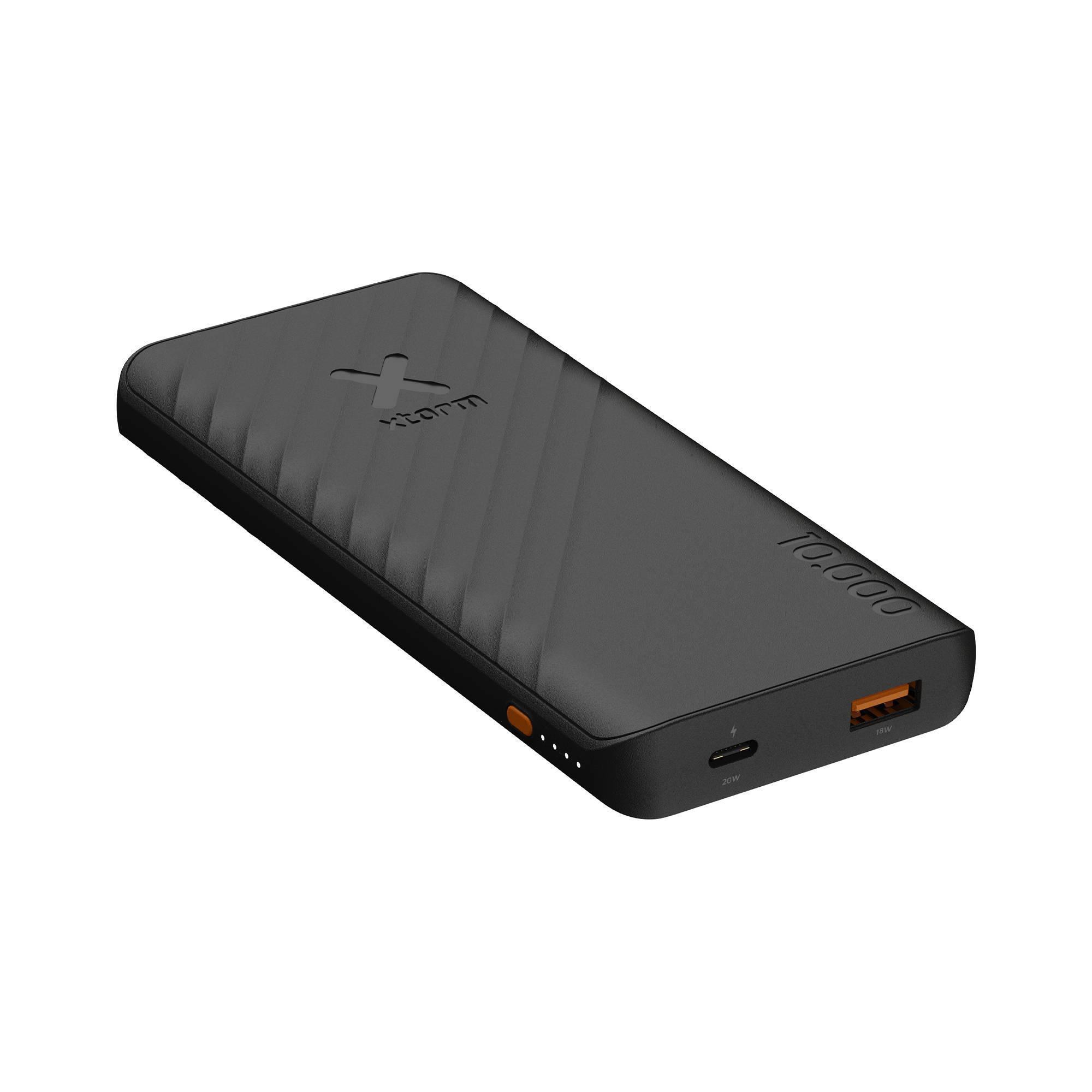 Xtorm Go2 Series Powerbank Mah 20W 1X Usb-C/ 1X Usb-A Charcoal Größe 10.000 Schwarz
