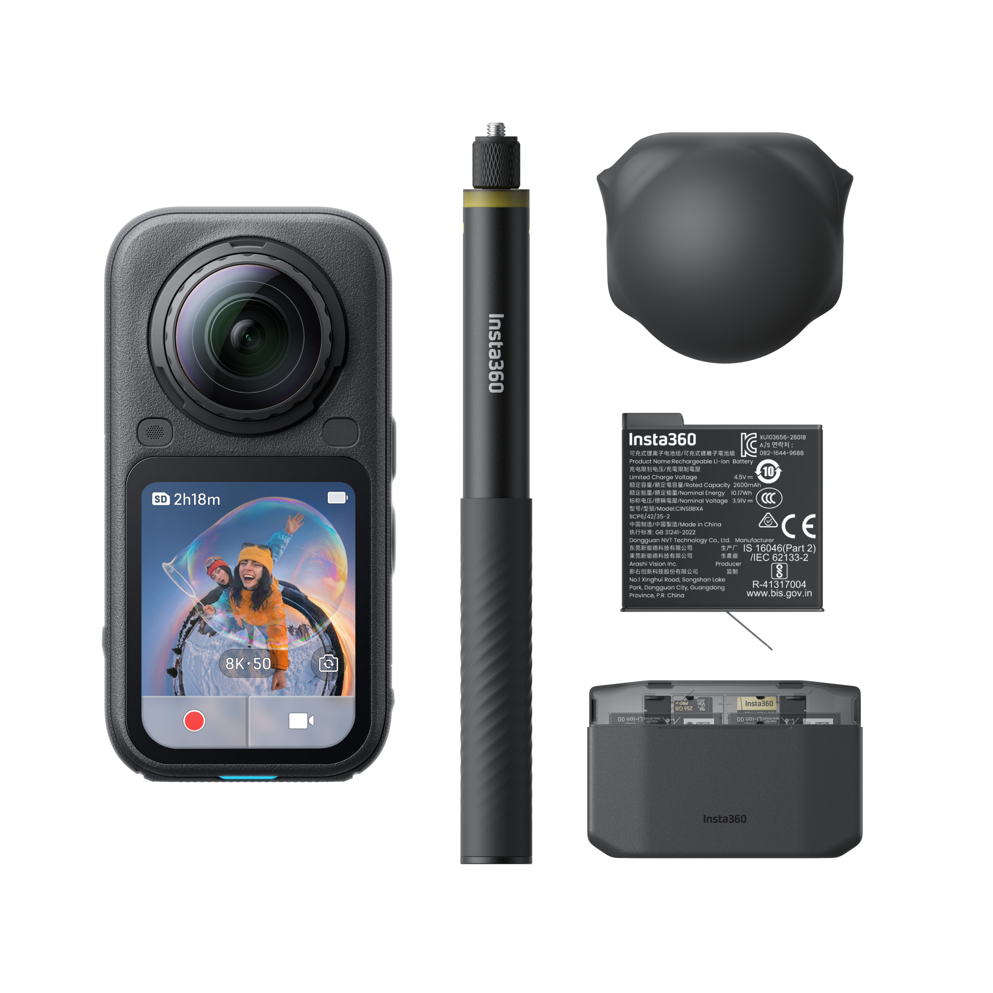 Insta360 X6 Essential Bundle Midnight Black