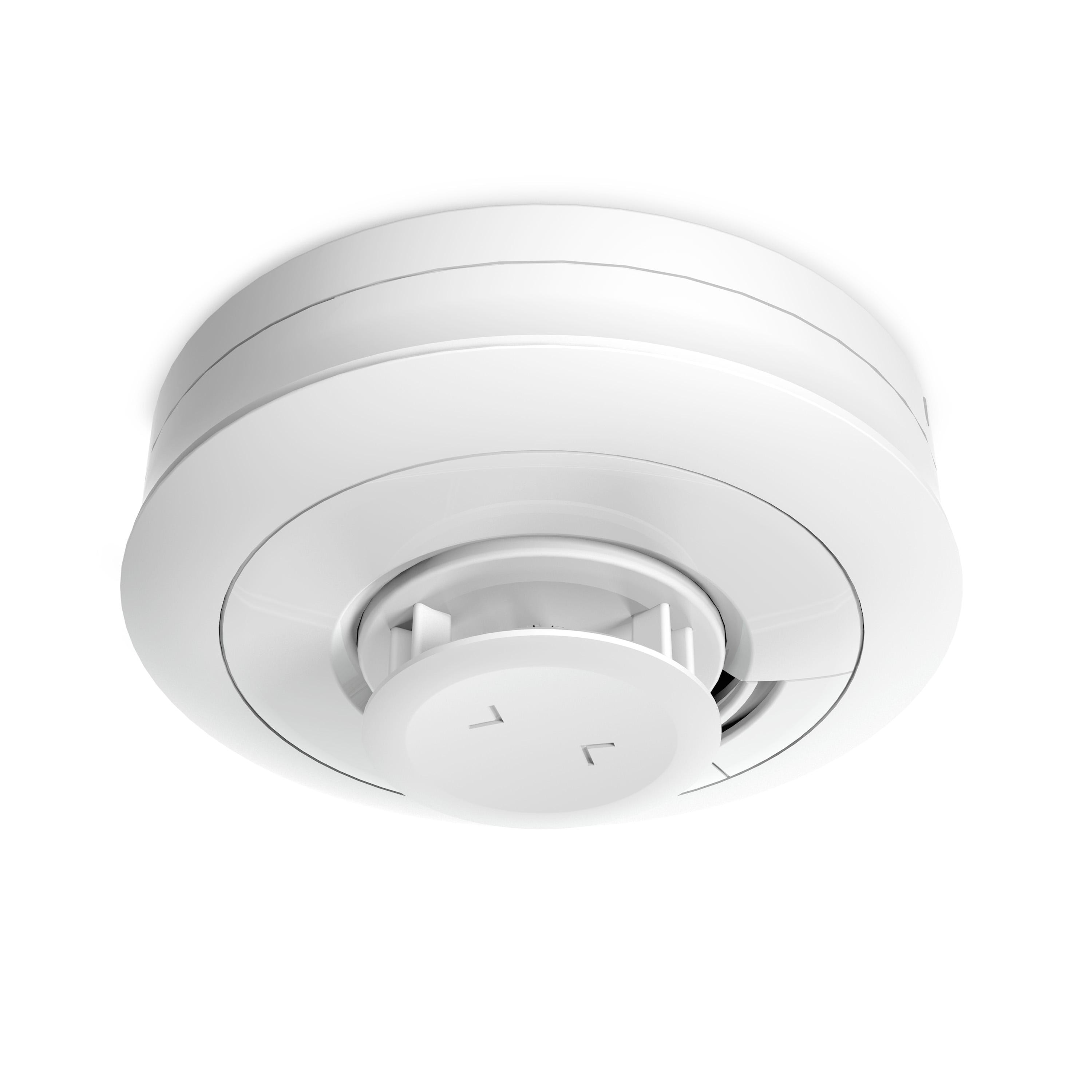 Ei Electronics Ei630W Wärmewarnmelder, Hitzewarnmelder mit Temperatursensor (58 °C) für Küche und Bad, optional funkvernetzbar, weiß