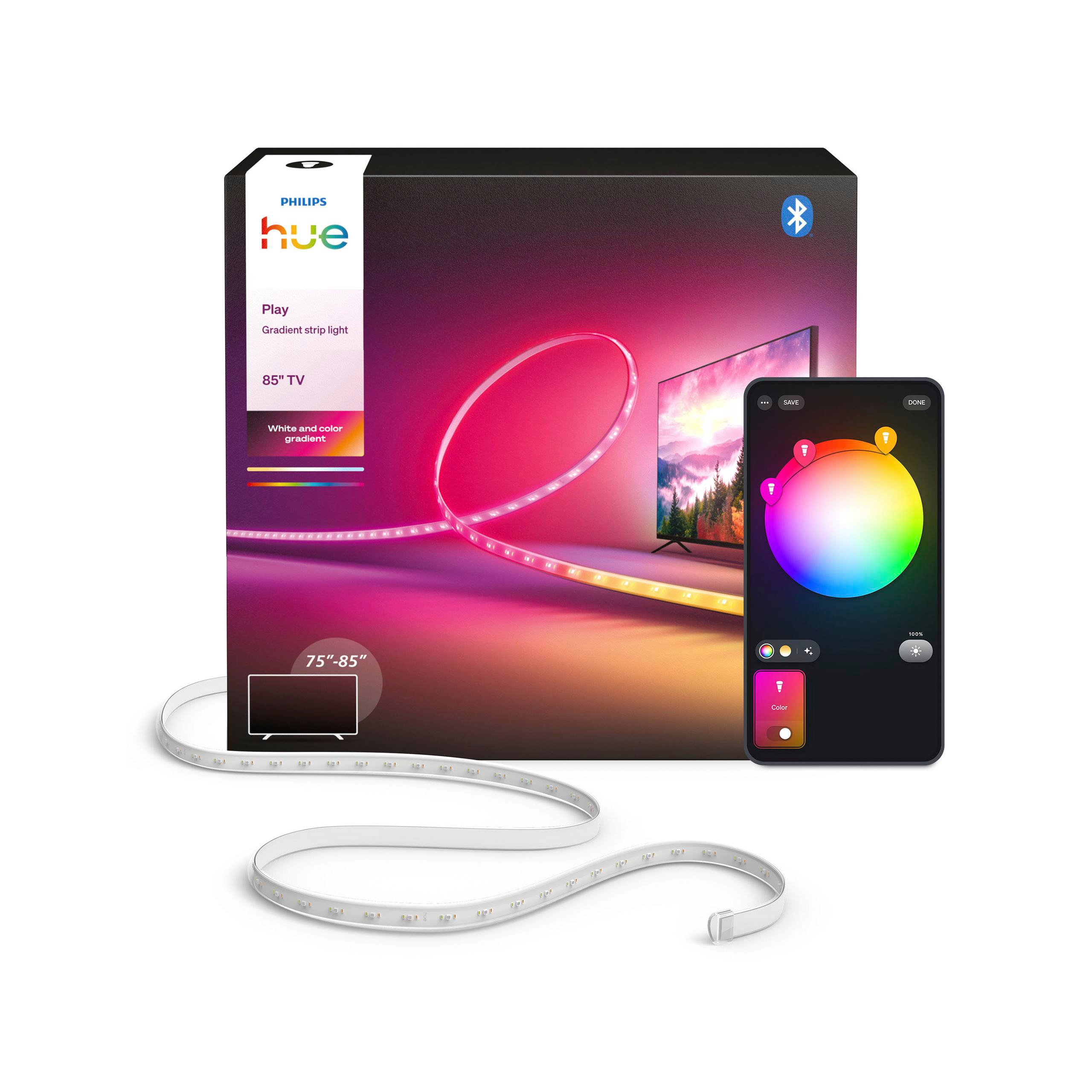 Philips Hue Play Gradient Lightstrip für 85 Zoll TV