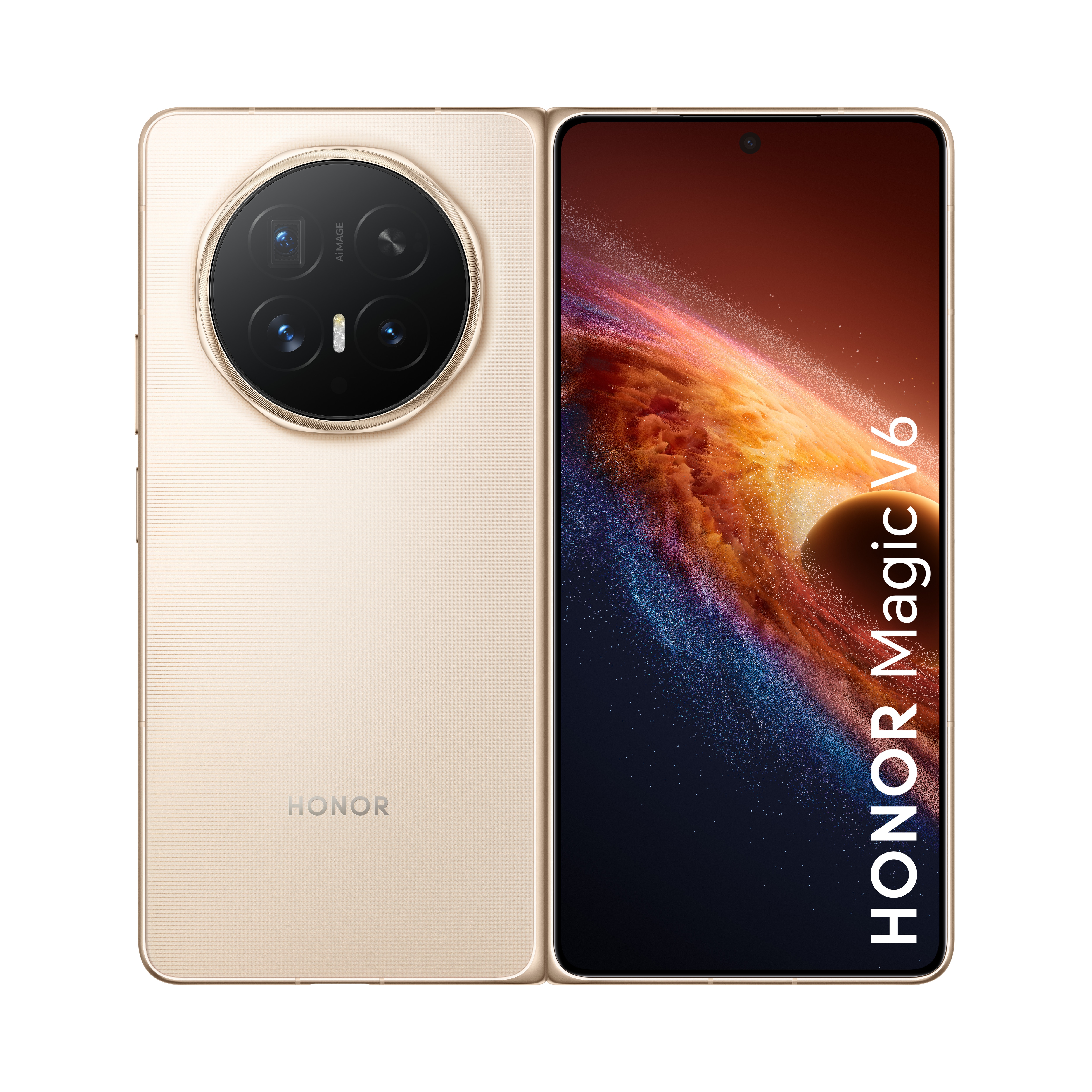 Honor Gold Smartphone "Magic V6", Energieeffizienz: B (A-G), Beige (Gold), 512 Gb, Mobiltelefone, Topseller - Image 4