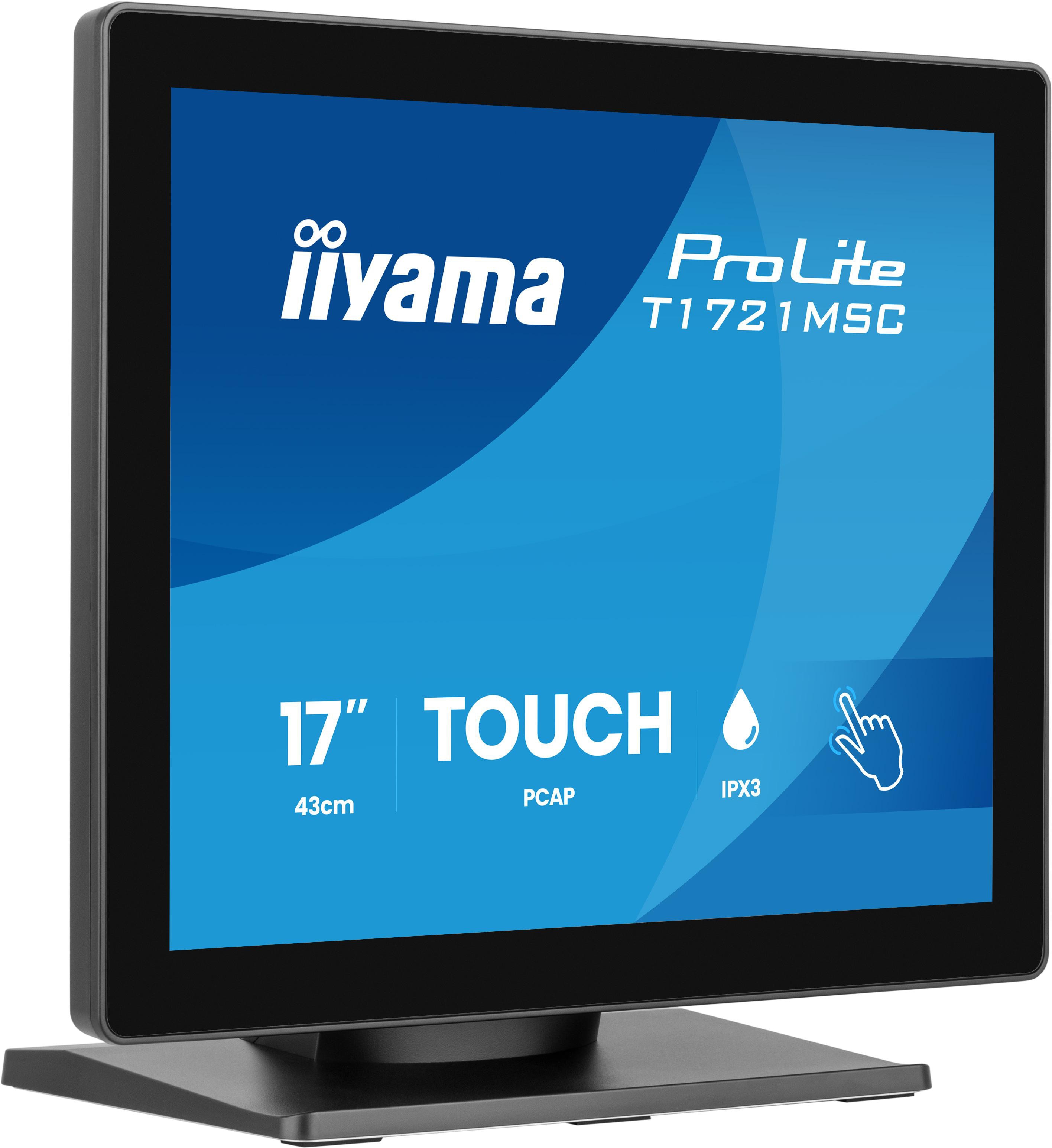 Image of iiyama ProLite T1721MSC-B3 43,2 cm (17") Touch SXGA TN Monitor HDMI/VGA schwarz