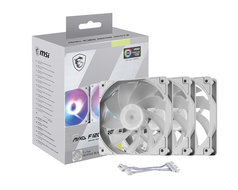 MSI MAG F120 ARGB White 120mm
