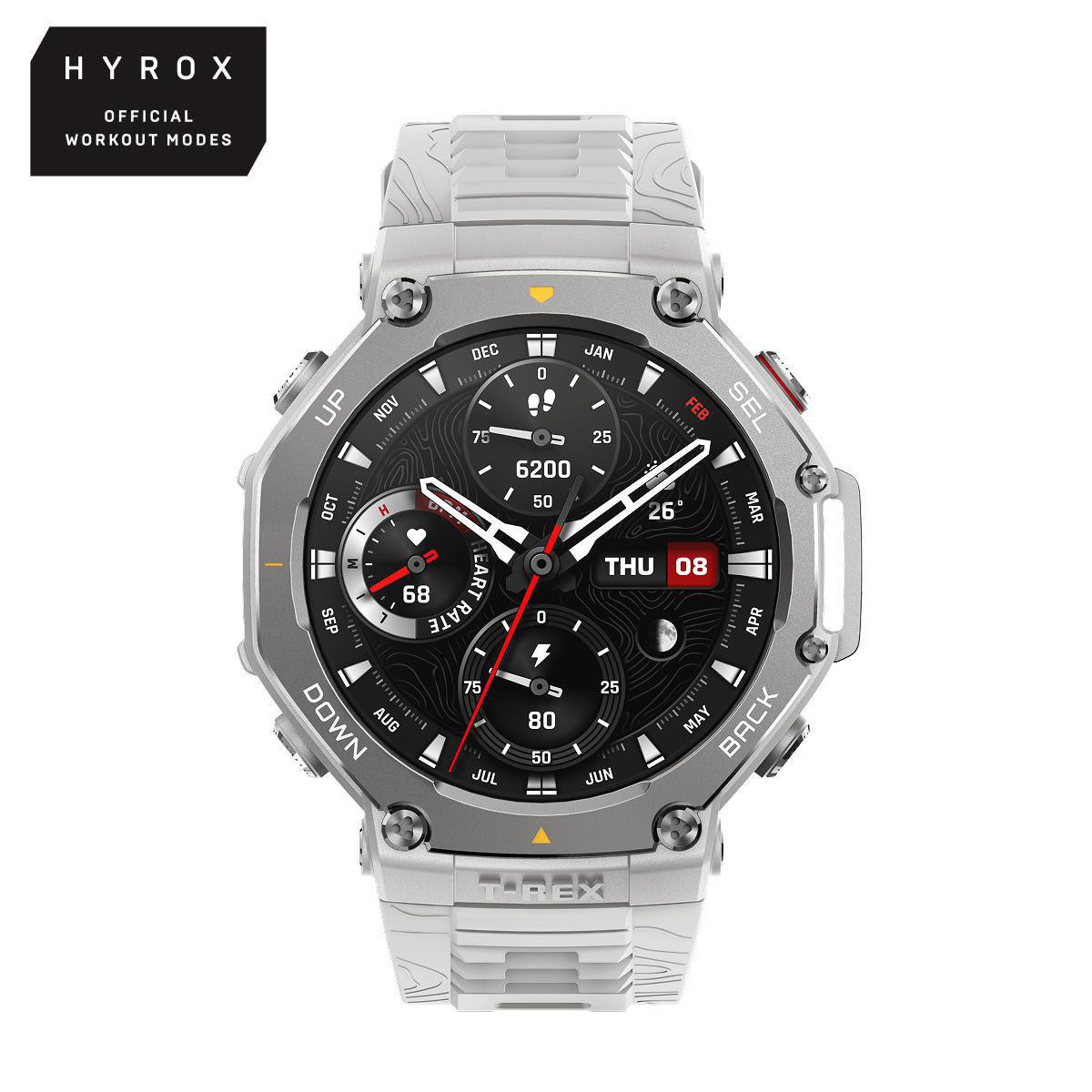 Amazfit T-Rex 3 48,5mm Outdoor Smartwatch GPS HYROX Haze Gray